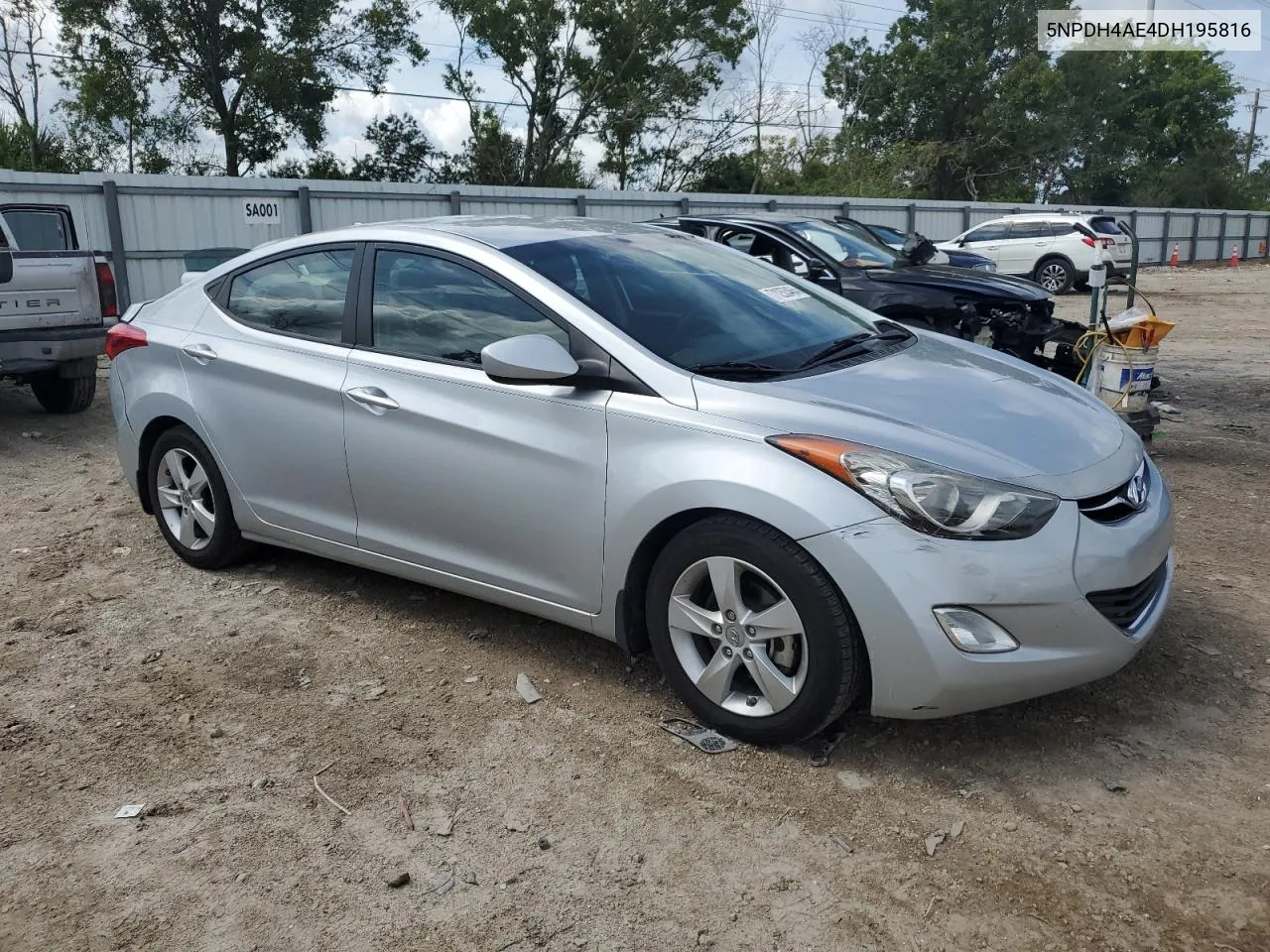 5NPDH4AE4DH195816 2013 Hyundai Elantra Gls