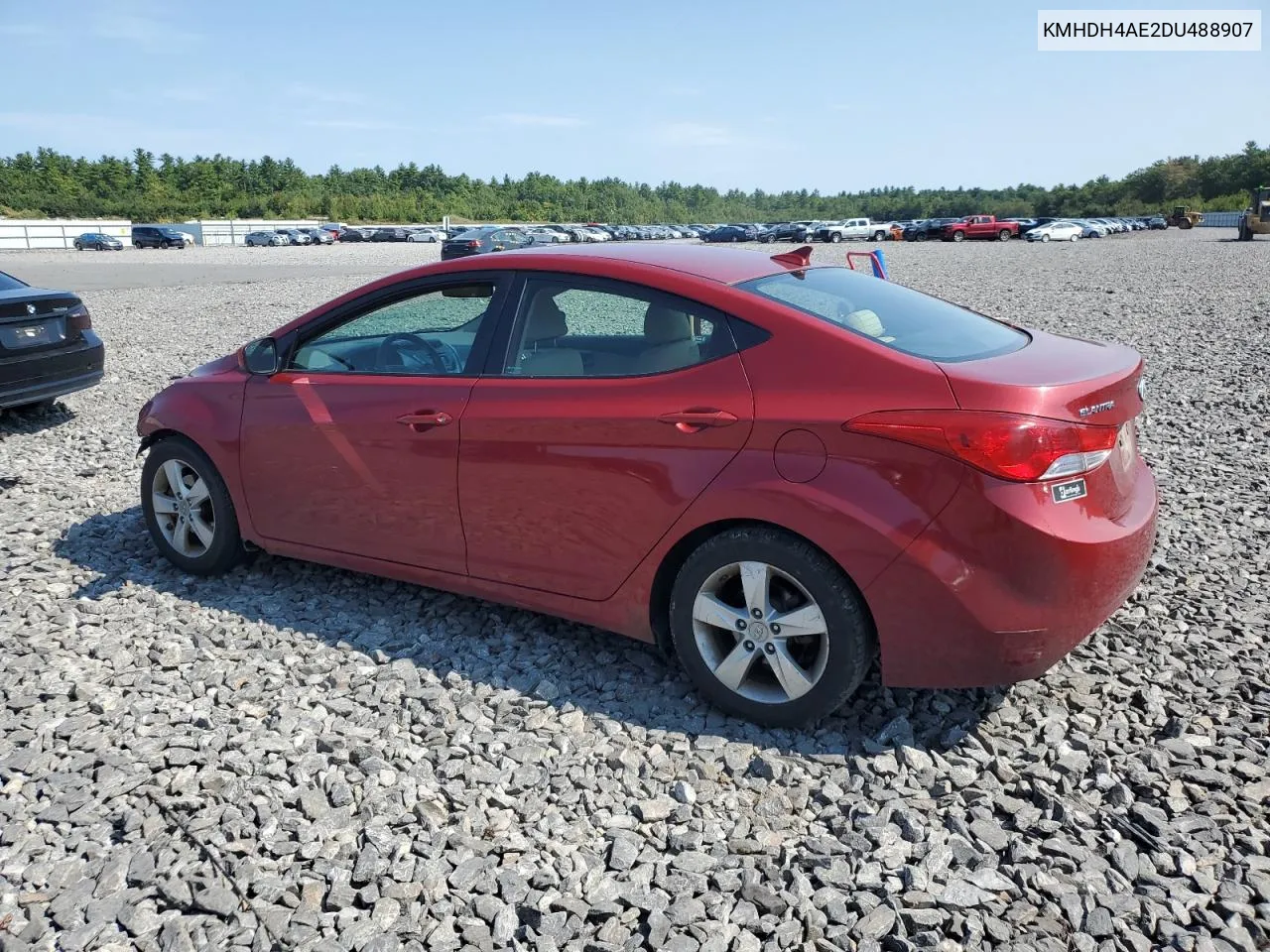 KMHDH4AE2DU488907 2013 Hyundai Elantra Gls