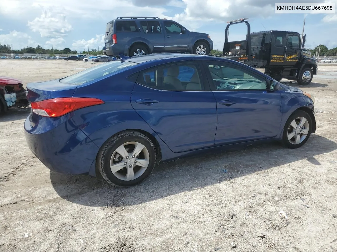 2013 Hyundai Elantra Gls VIN: KMHDH4AE5DU667698 Lot: 71273304