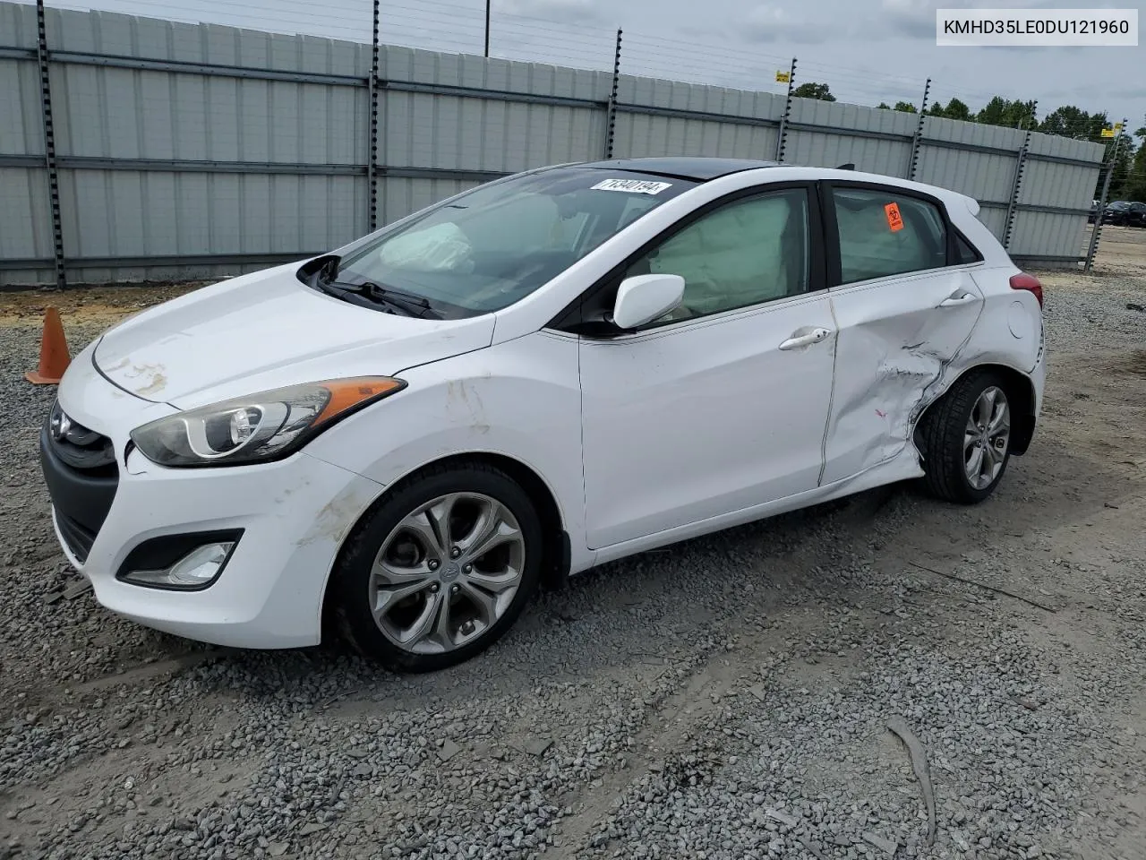 2013 Hyundai Elantra Gt VIN: KMHD35LE0DU121960 Lot: 71340194