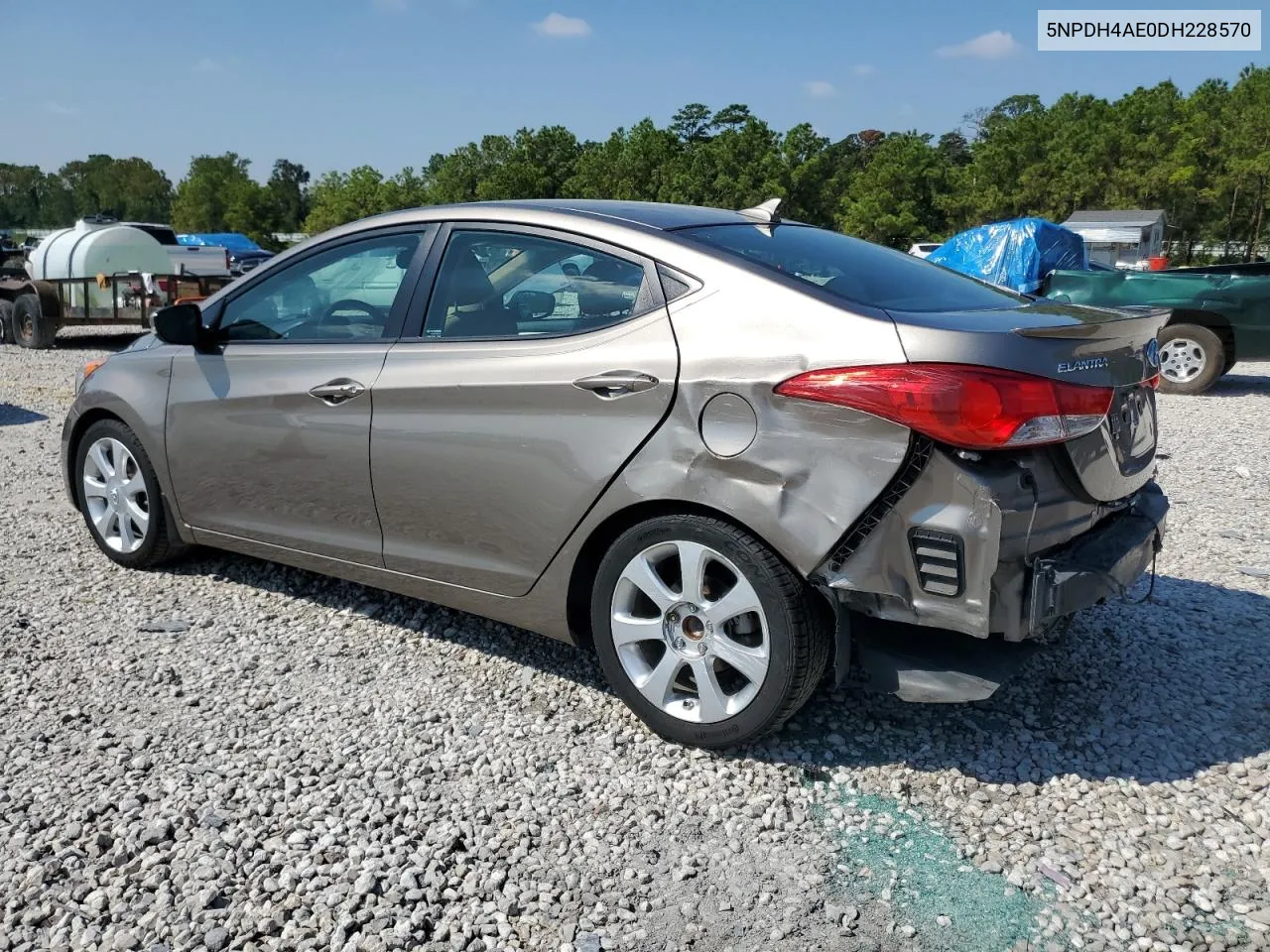 5NPDH4AE0DH228570 2013 Hyundai Elantra Gls