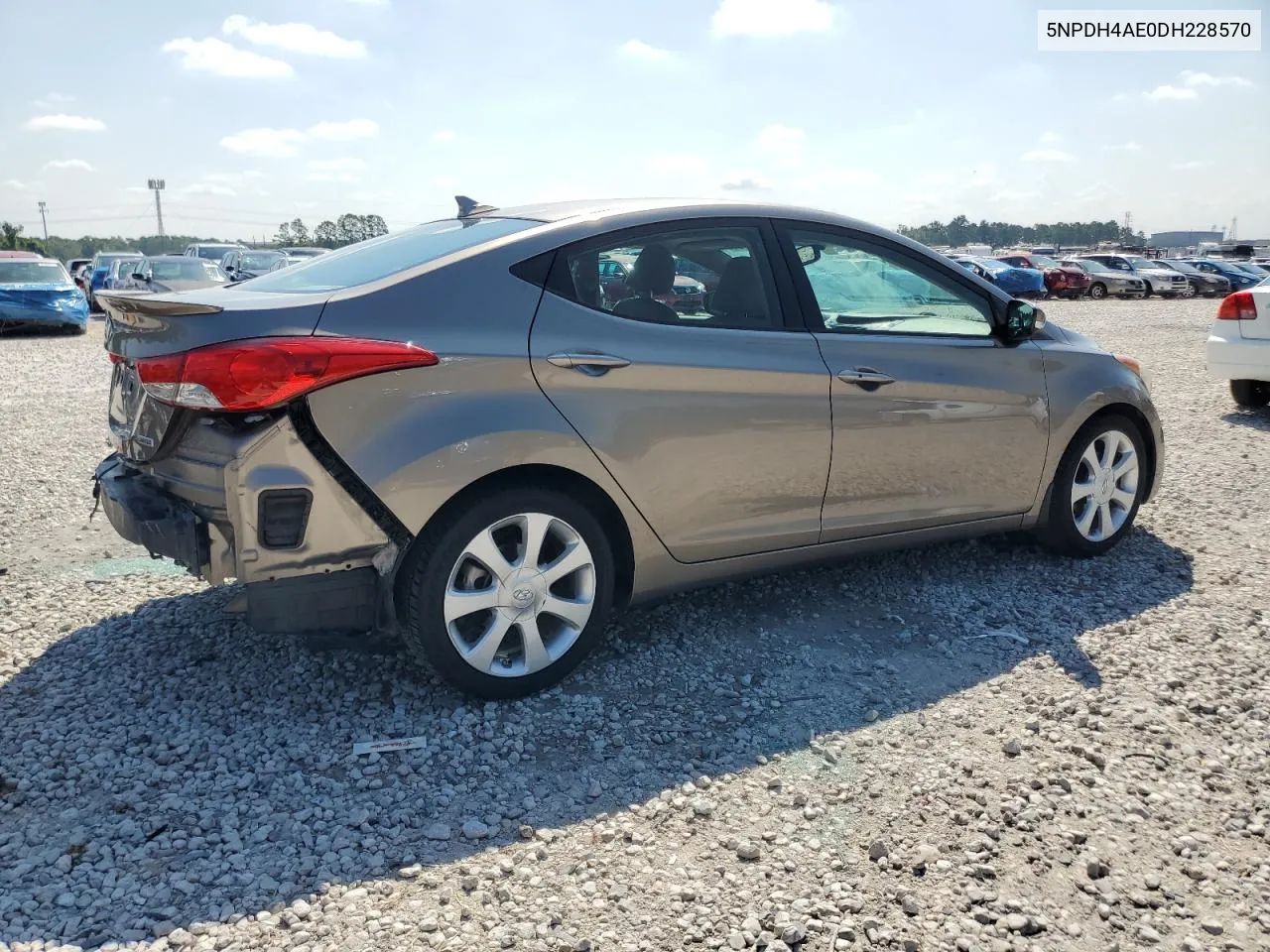 2013 Hyundai Elantra Gls VIN: 5NPDH4AE0DH228570 Lot: 71357764