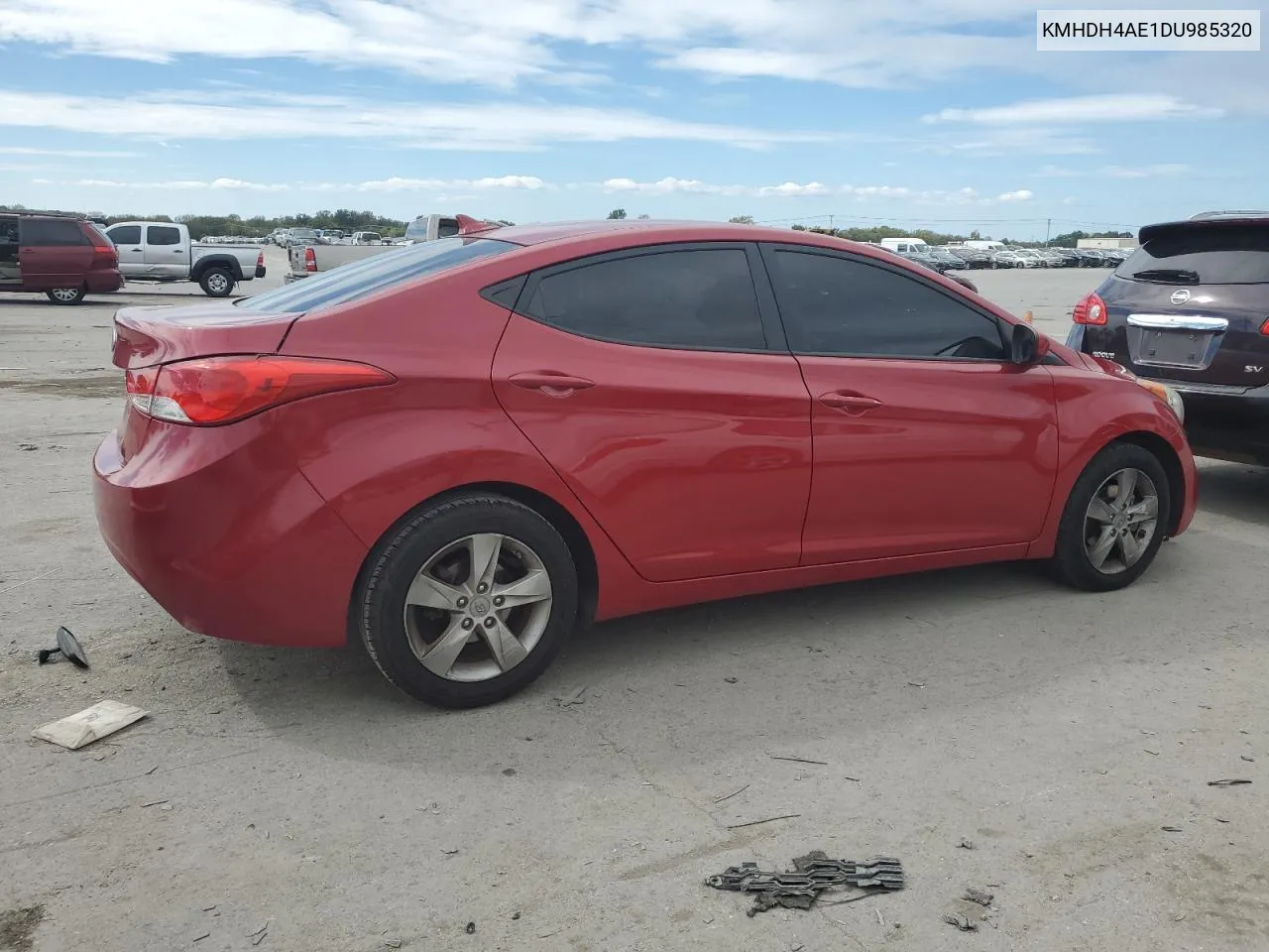 KMHDH4AE1DU985320 2013 Hyundai Elantra Gls