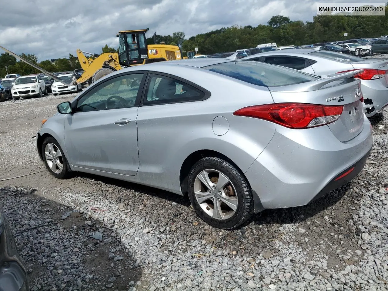 2013 Hyundai Elantra Coupe Gs VIN: KMHDH6AE2DU023460 Lot: 71382144