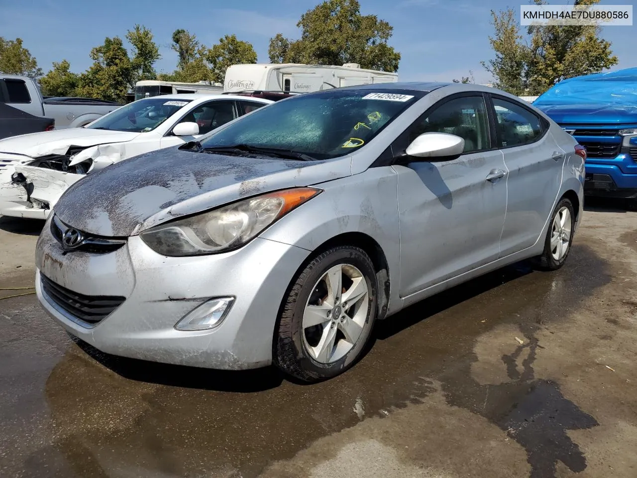 2013 Hyundai Elantra Gls VIN: KMHDH4AE7DU880586 Lot: 71429594