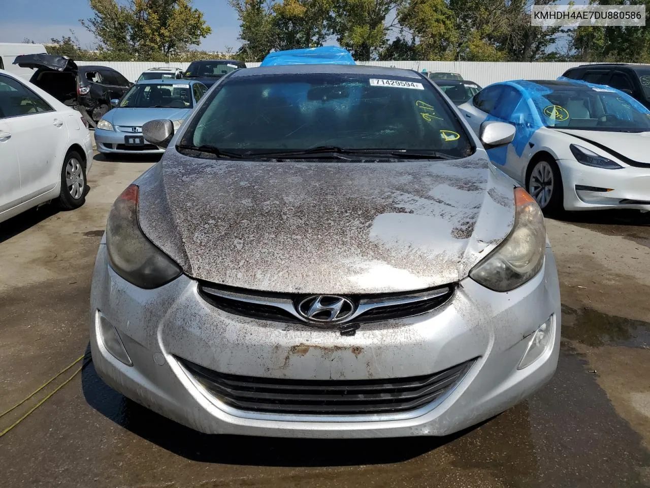 2013 Hyundai Elantra Gls VIN: KMHDH4AE7DU880586 Lot: 71429594