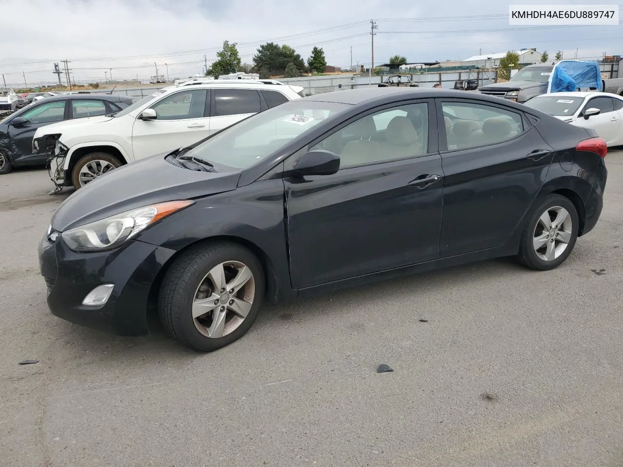 2013 Hyundai Elantra Gls VIN: KMHDH4AE6DU889747 Lot: 71429664