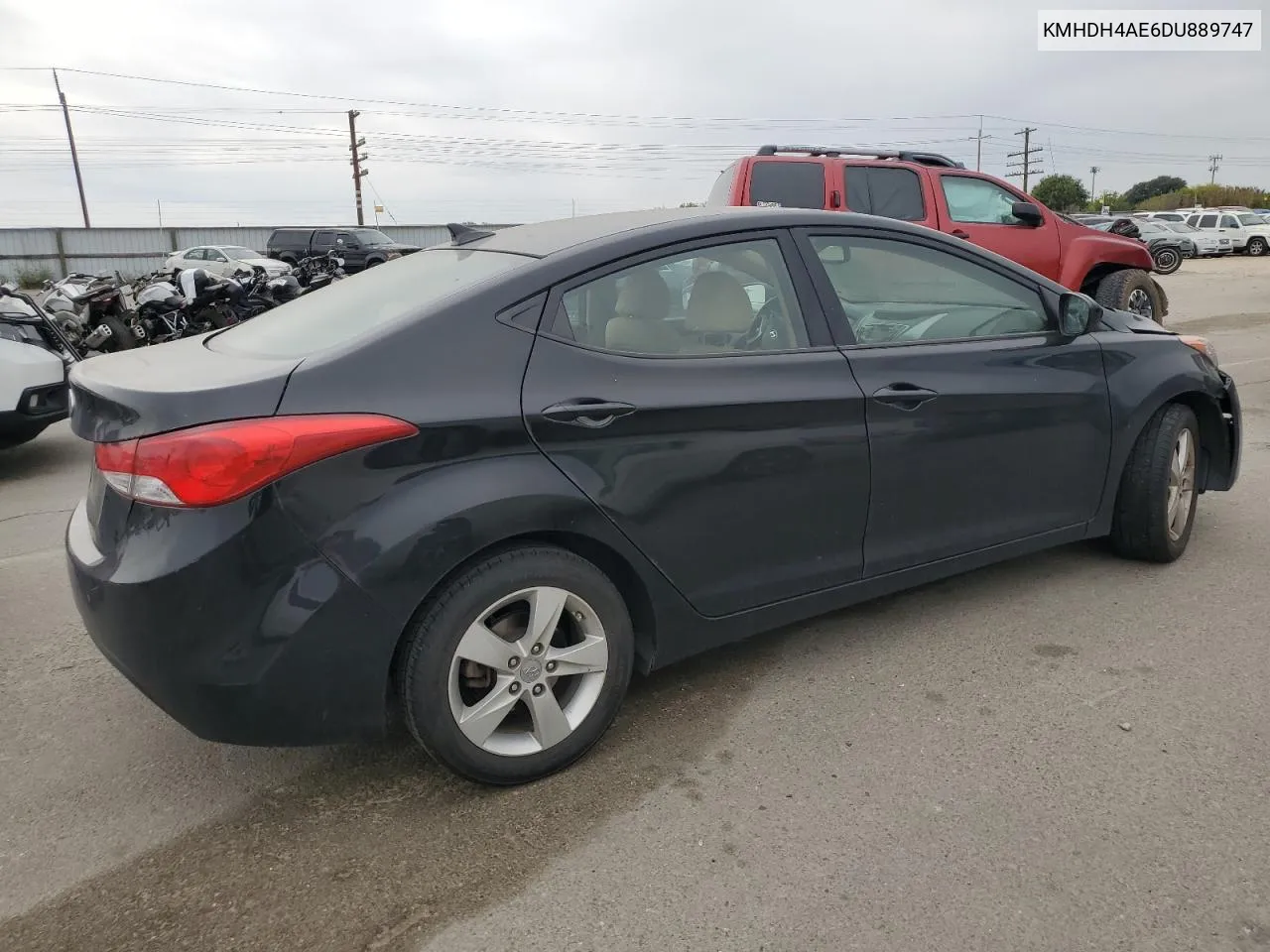 2013 Hyundai Elantra Gls VIN: KMHDH4AE6DU889747 Lot: 71429664