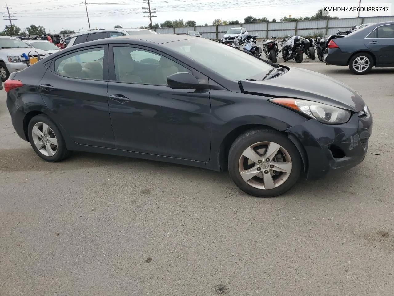 2013 Hyundai Elantra Gls VIN: KMHDH4AE6DU889747 Lot: 71429664