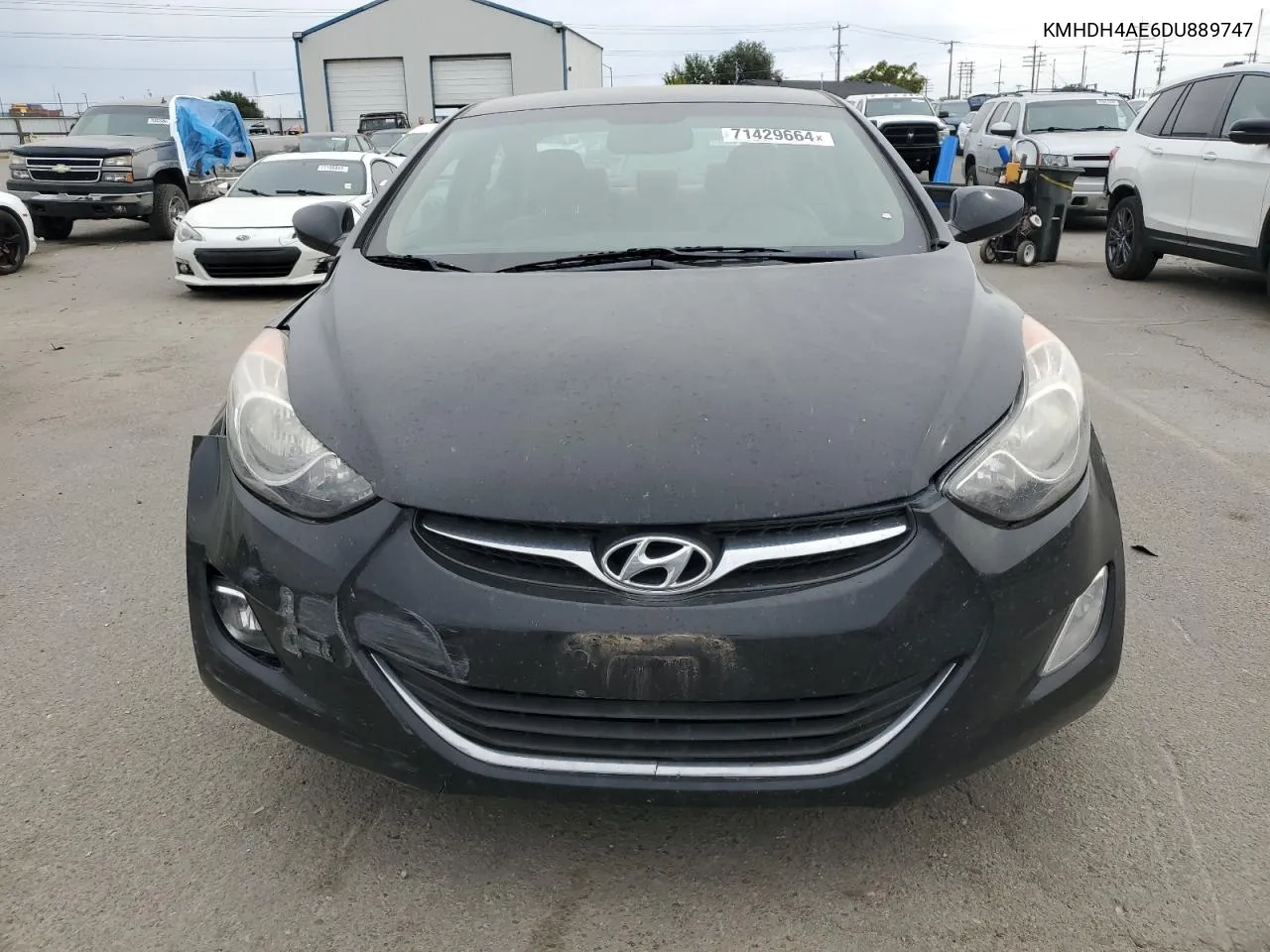 2013 Hyundai Elantra Gls VIN: KMHDH4AE6DU889747 Lot: 71429664