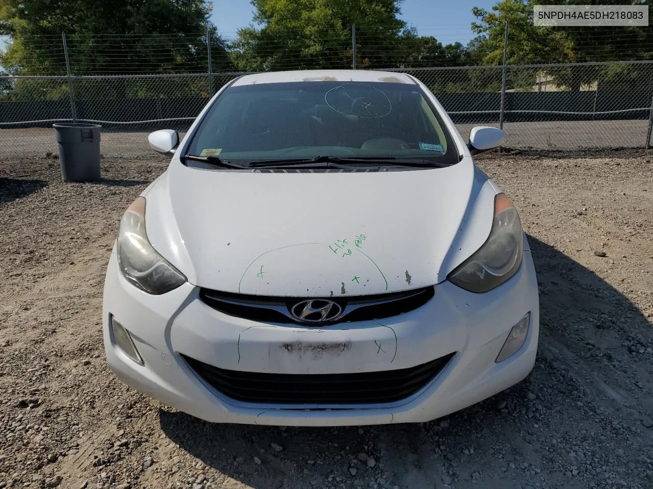 5NPDH4AE5DH218083 2013 Hyundai Elantra Gls