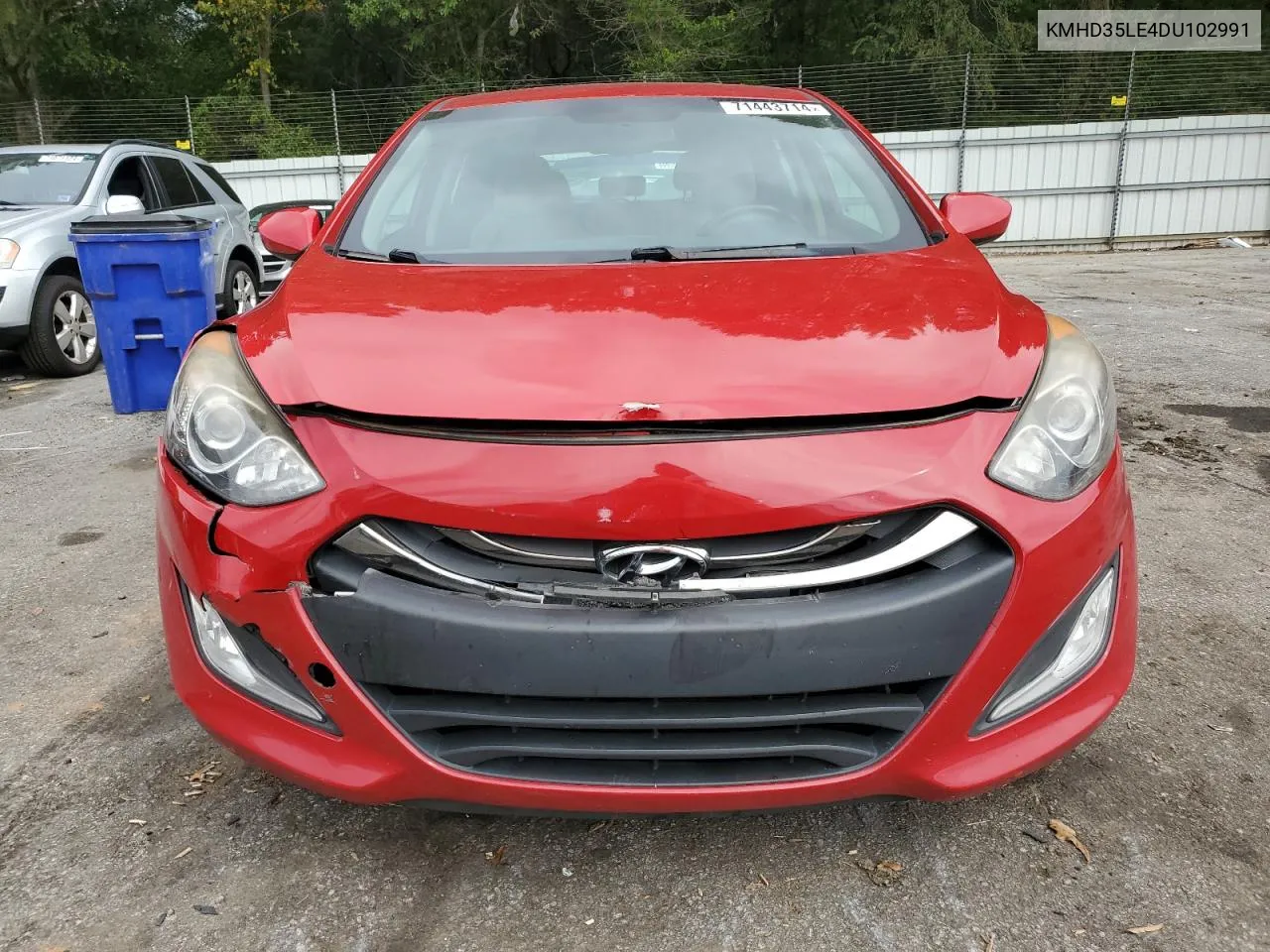 2013 Hyundai Elantra Gt VIN: KMHD35LE4DU102991 Lot: 71443714