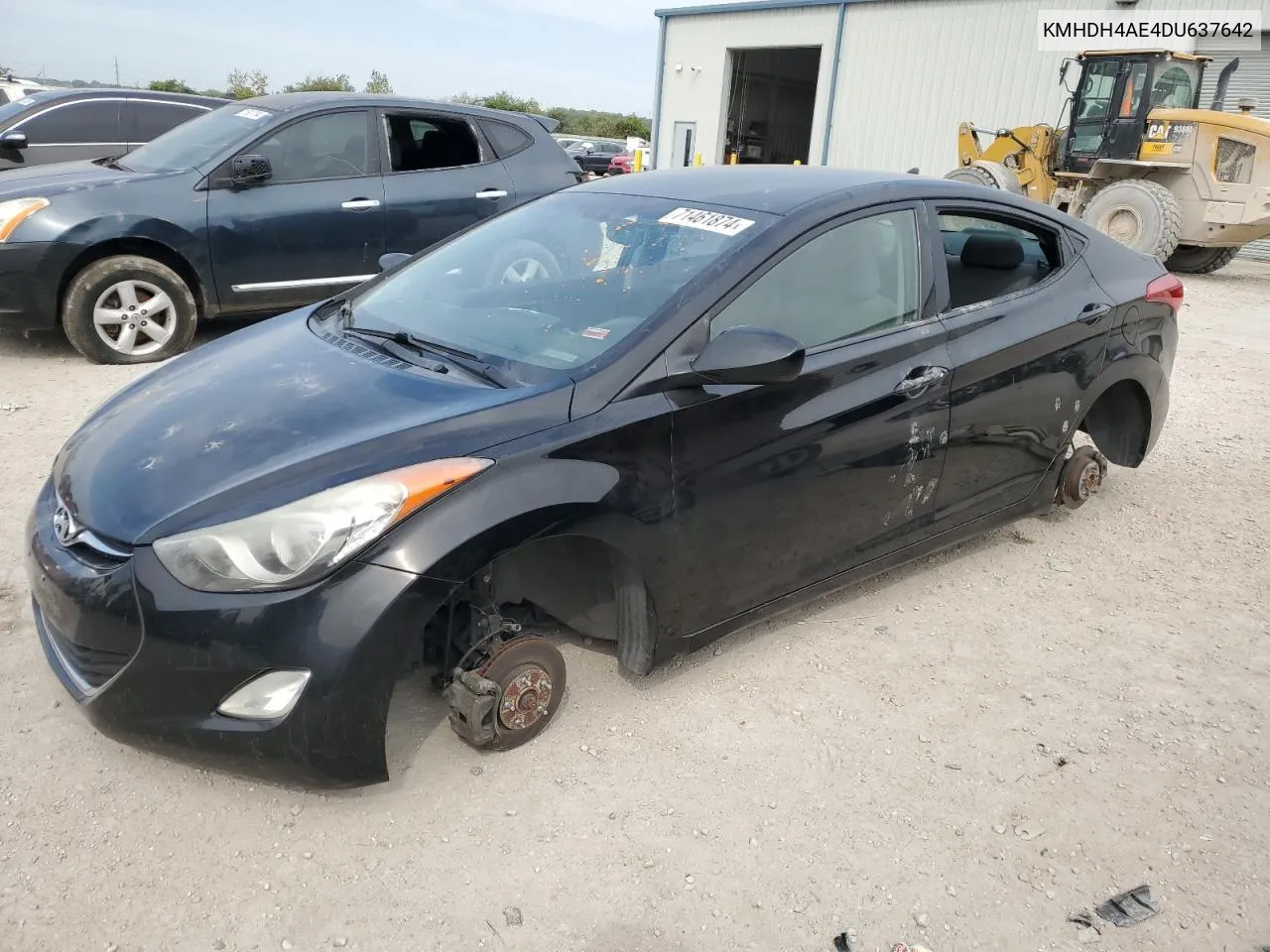 KMHDH4AE4DU637642 2013 Hyundai Elantra Gls