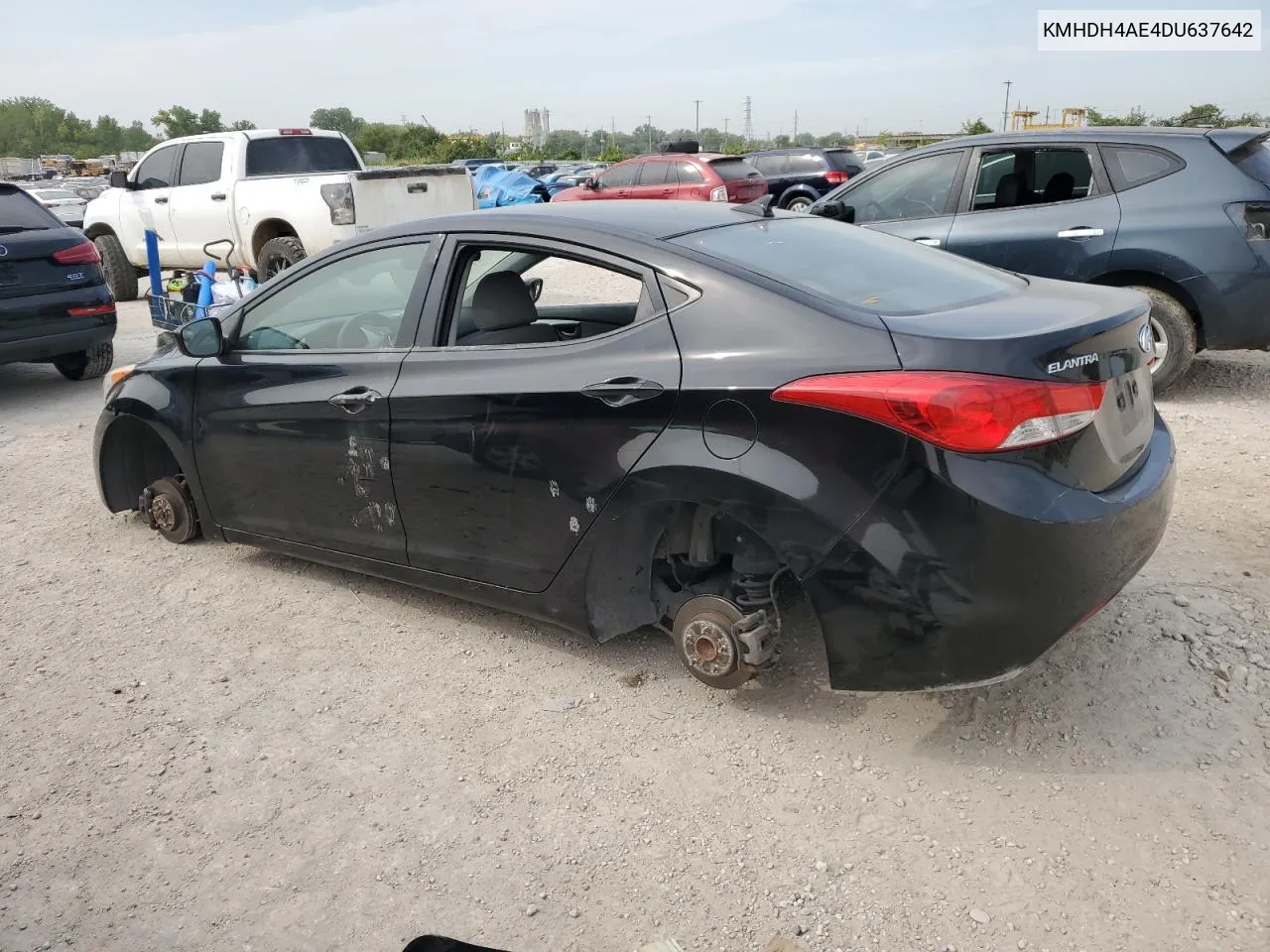 KMHDH4AE4DU637642 2013 Hyundai Elantra Gls