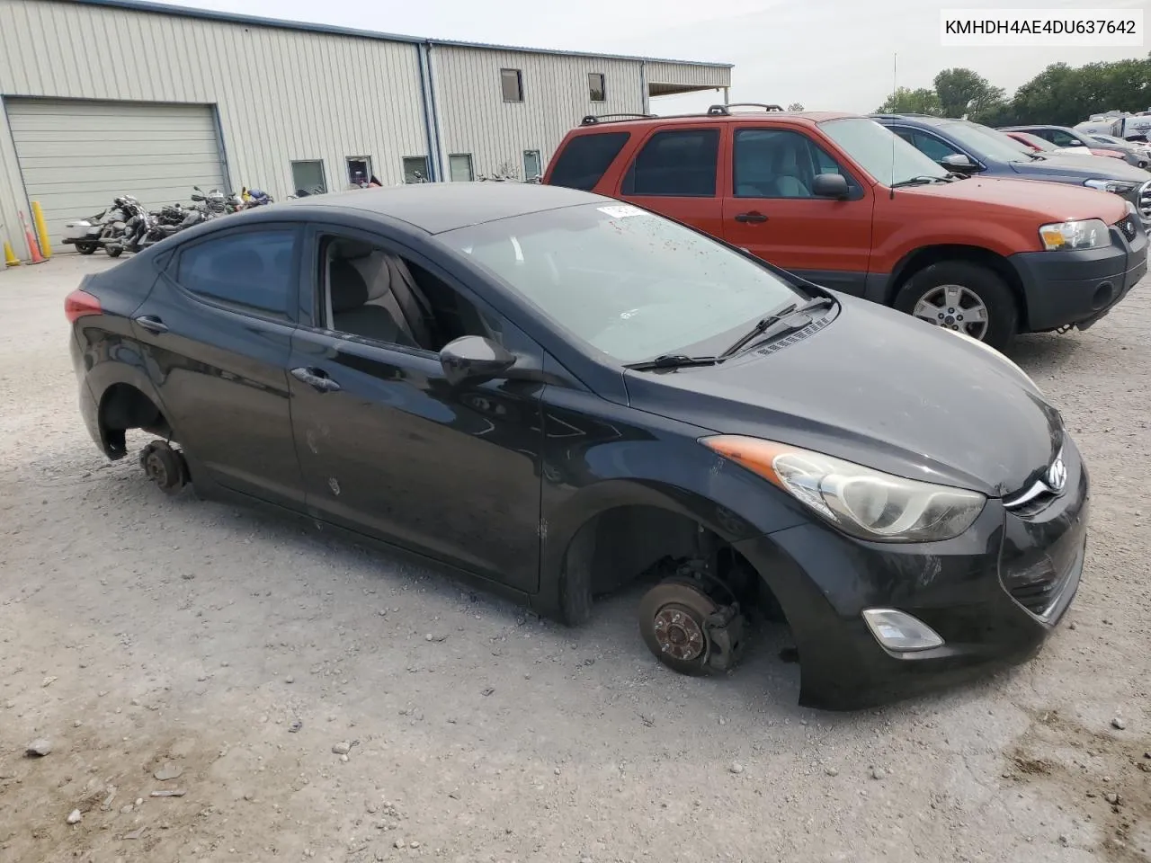 2013 Hyundai Elantra Gls VIN: KMHDH4AE4DU637642 Lot: 71461874