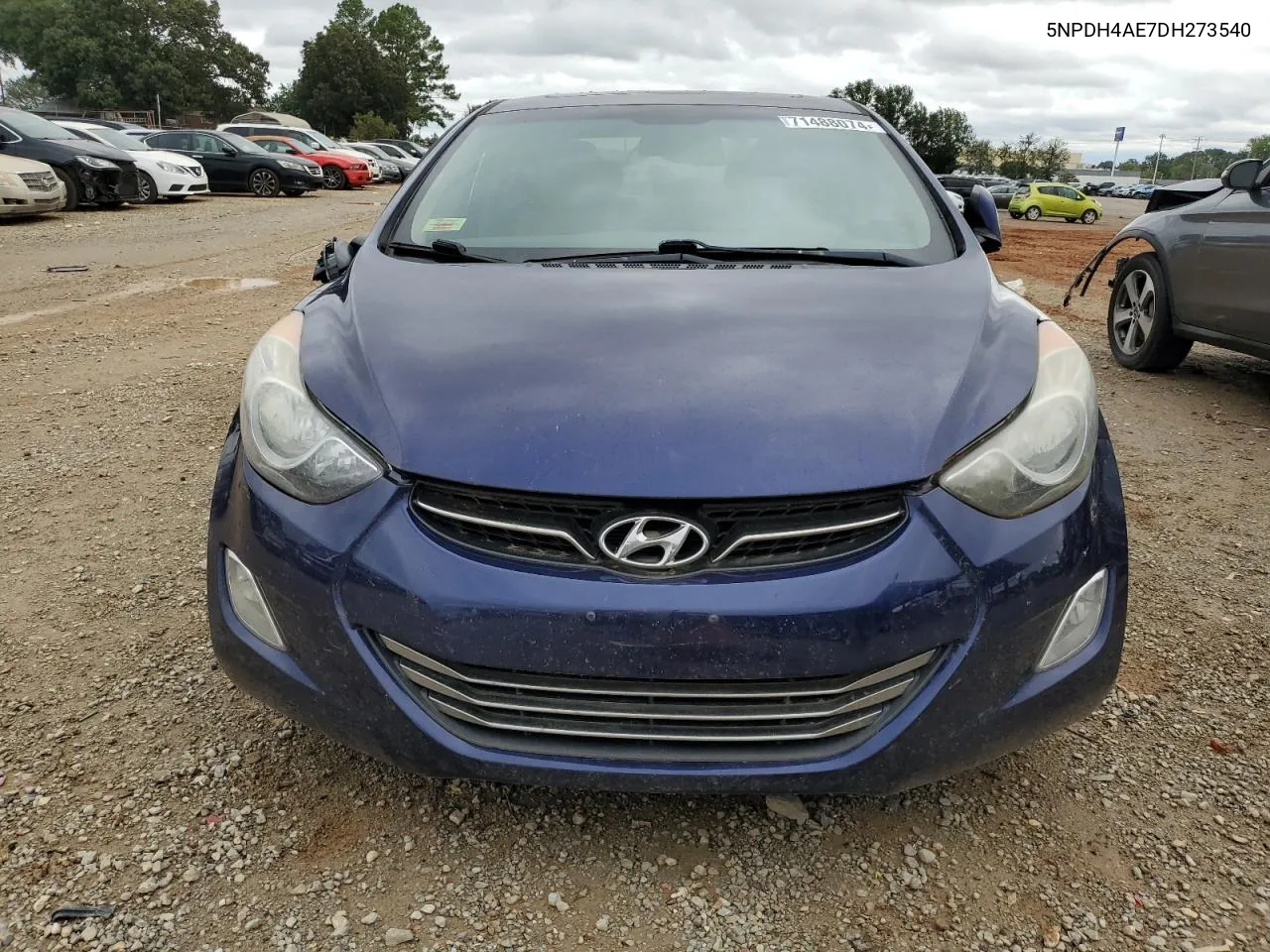 5NPDH4AE7DH273540 2013 Hyundai Elantra Gls