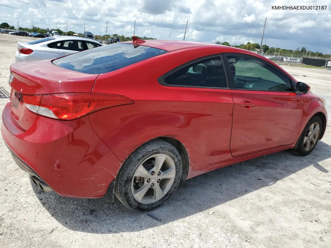 KMHDH6AEXDU012187 2013 Hyundai Elantra Coupe Gs