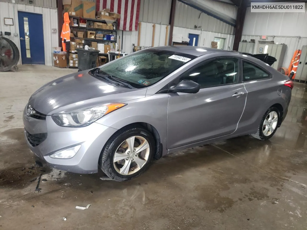 2013 Hyundai Elantra Coupe Gs VIN: KMHDH6AE5DU011822 Lot: 71594744