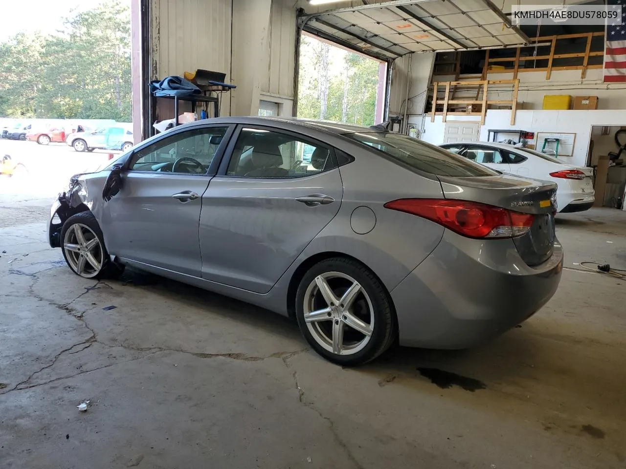 KMHDH4AE8DU578059 2013 Hyundai Elantra Gls