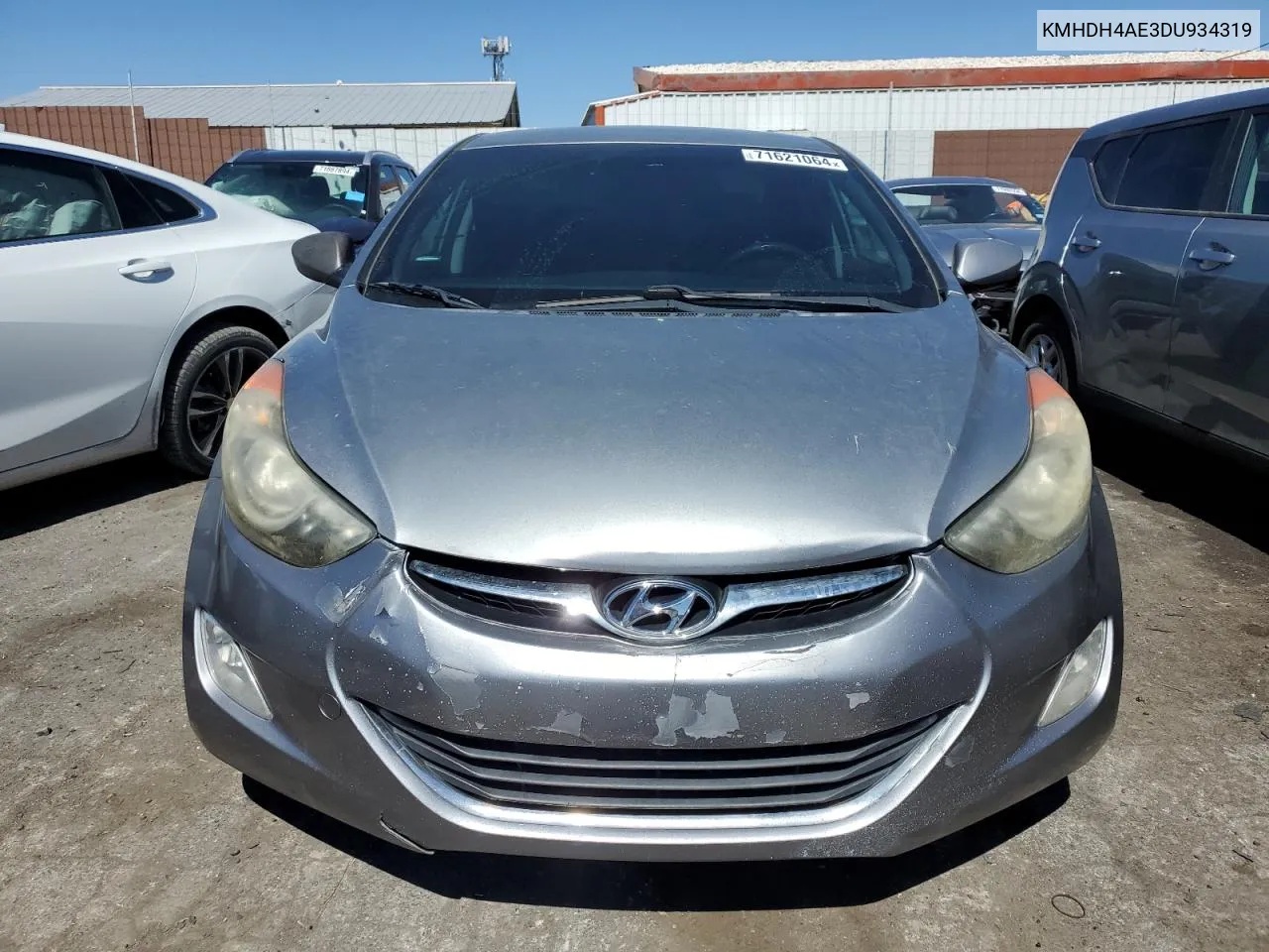 2013 Hyundai Elantra Gls VIN: KMHDH4AE3DU934319 Lot: 71621064