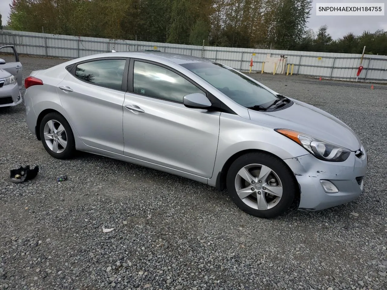 5NPDH4AEXDH184755 2013 Hyundai Elantra Gls