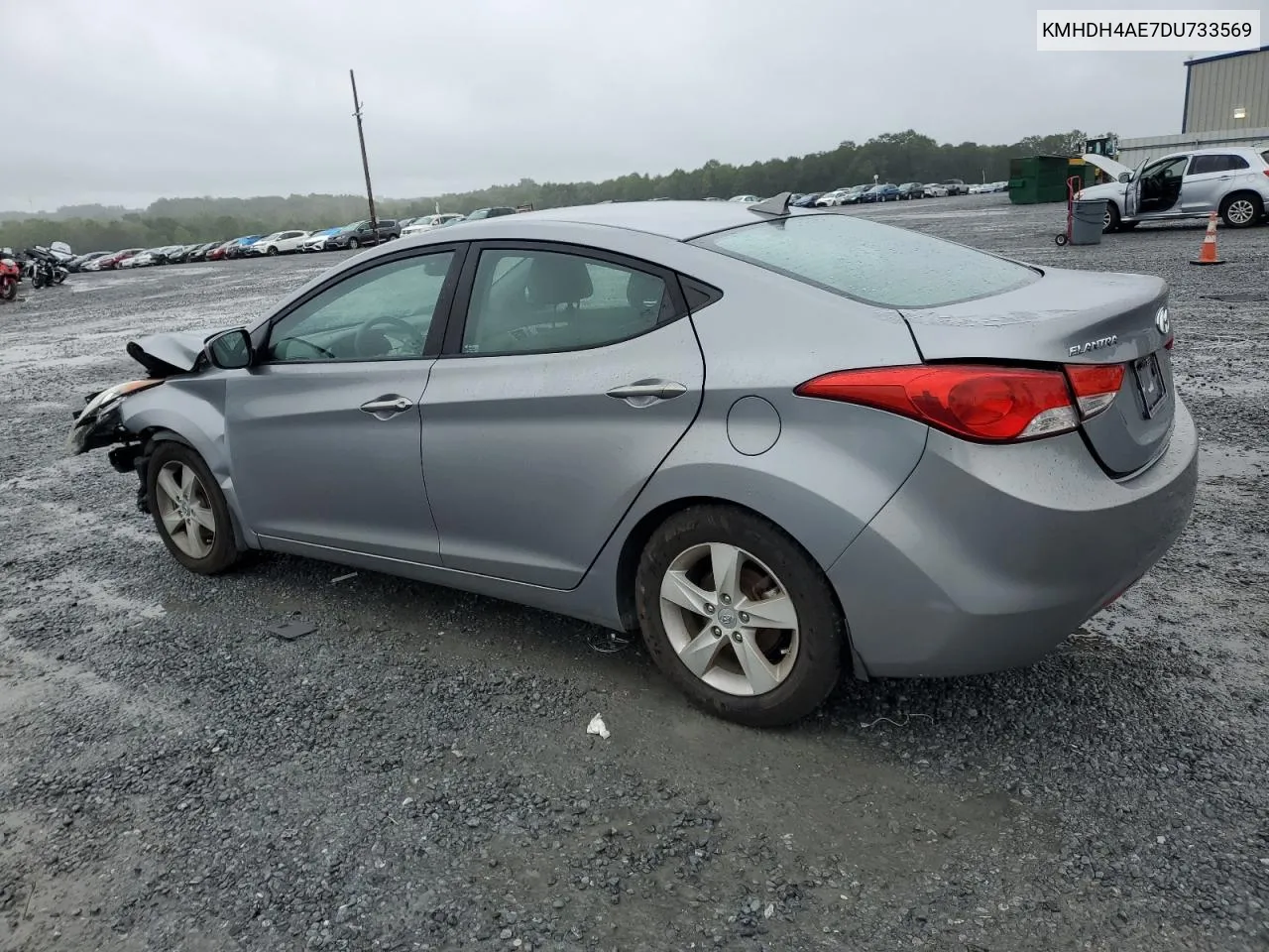 KMHDH4AE7DU733569 2013 Hyundai Elantra Gls