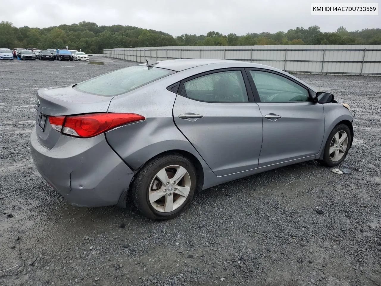 KMHDH4AE7DU733569 2013 Hyundai Elantra Gls