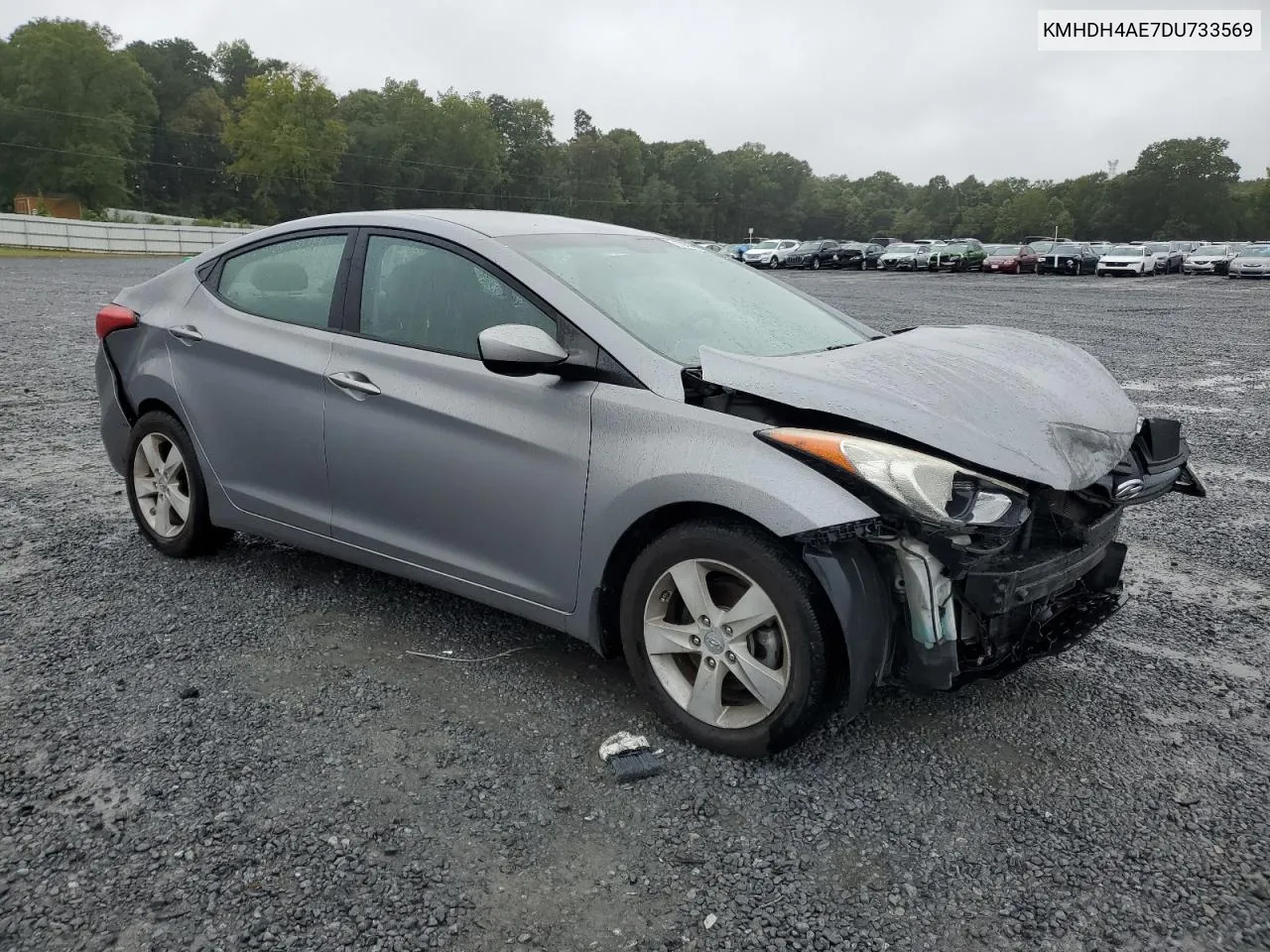 2013 Hyundai Elantra Gls VIN: KMHDH4AE7DU733569 Lot: 71867694