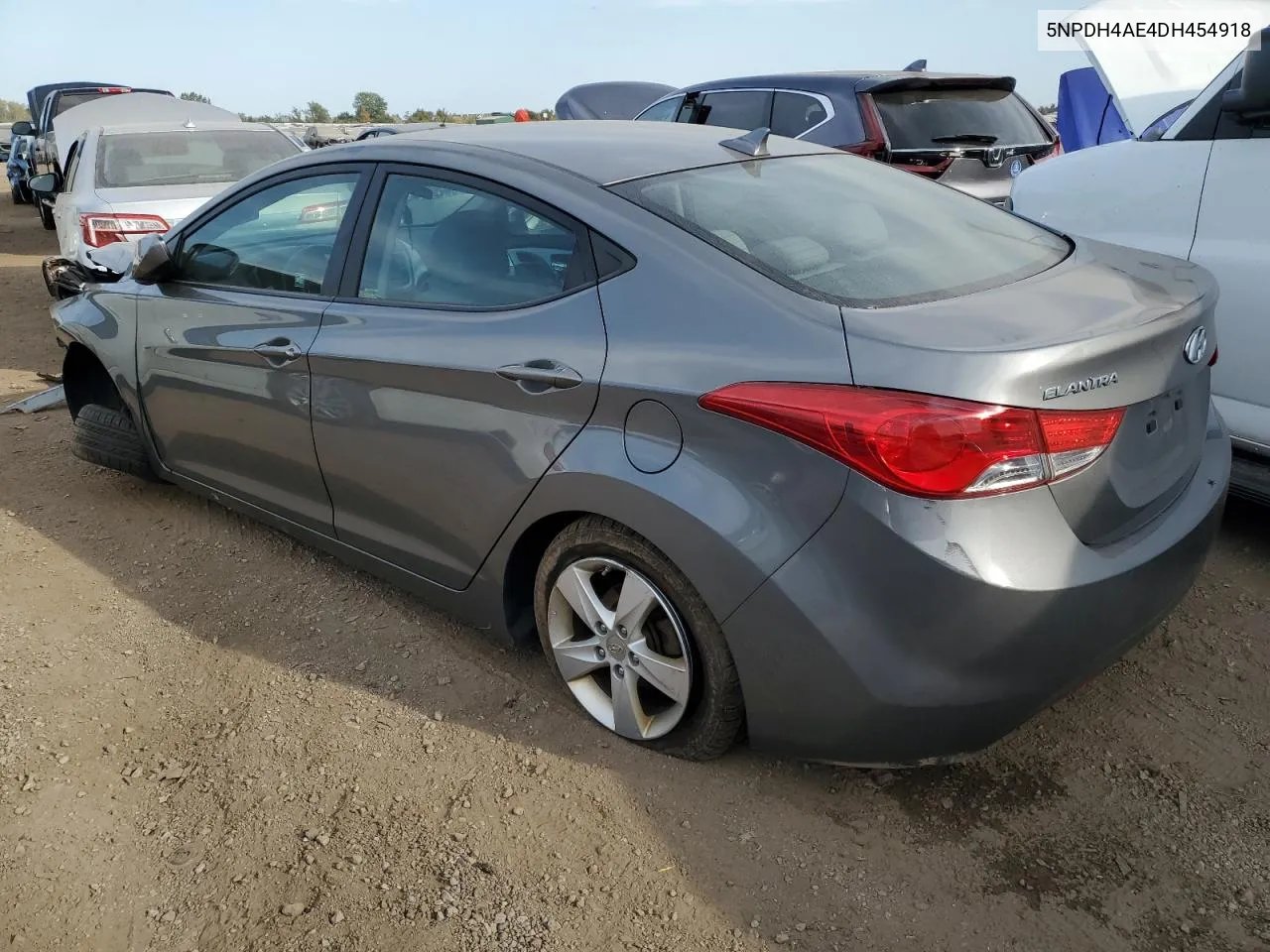 2013 Hyundai Elantra Gls VIN: 5NPDH4AE4DH454918 Lot: 71931124