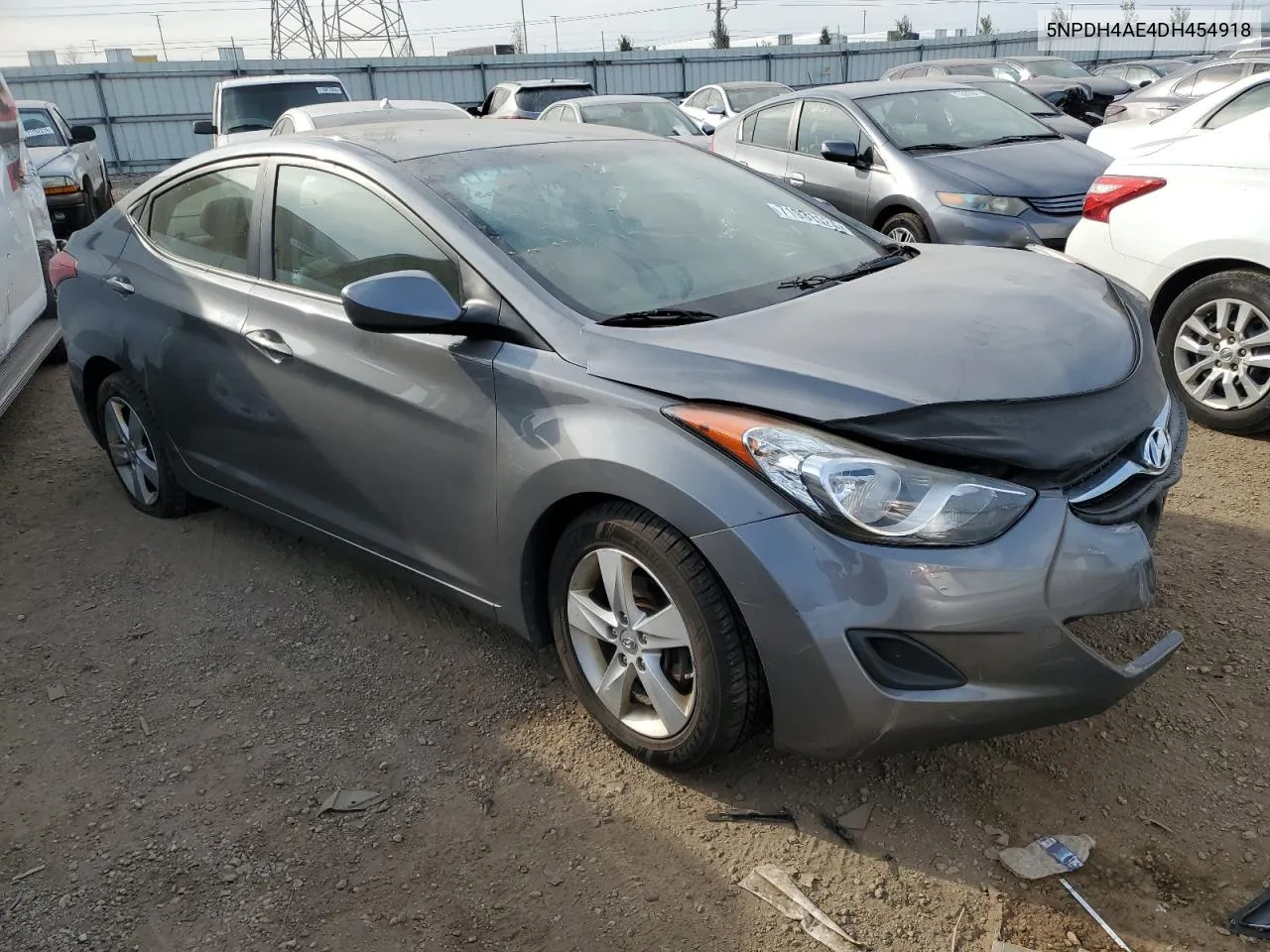 2013 Hyundai Elantra Gls VIN: 5NPDH4AE4DH454918 Lot: 71931124