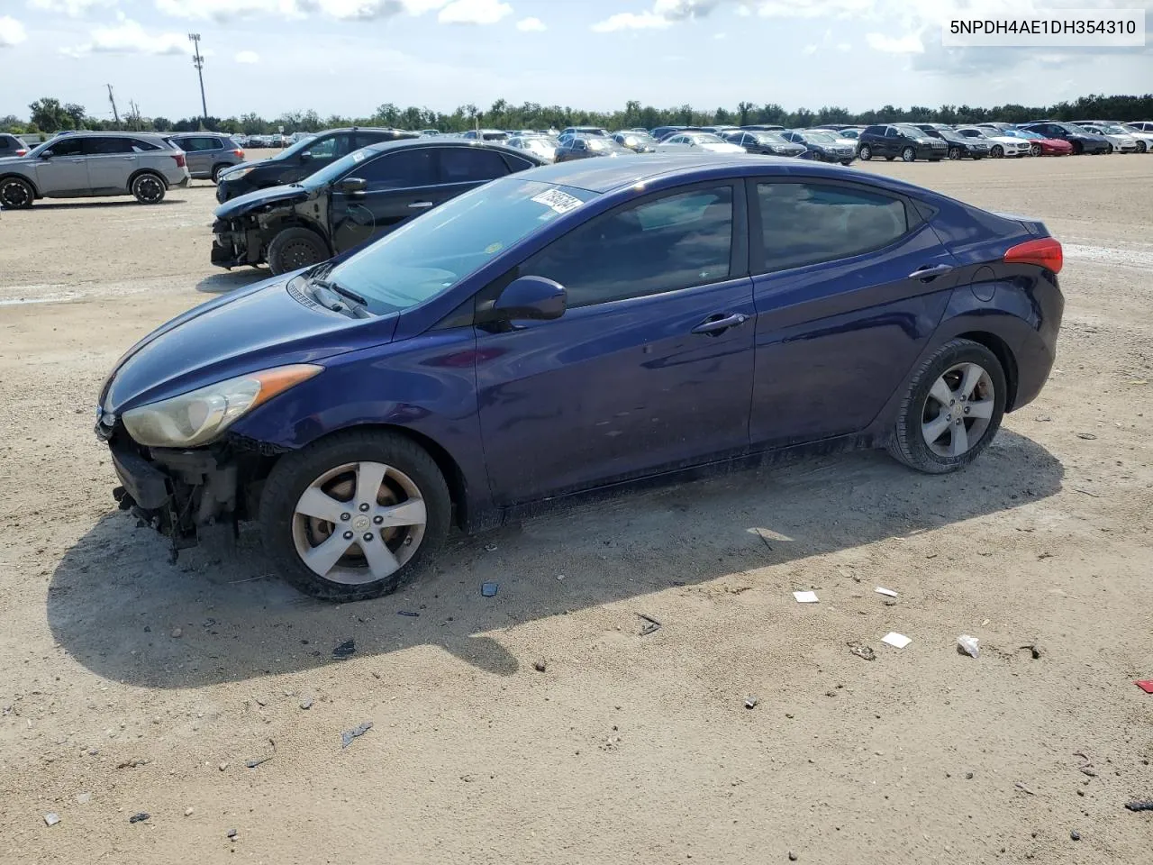 5NPDH4AE1DH354310 2013 Hyundai Elantra Gls