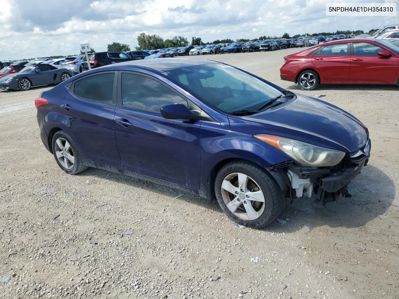 2013 Hyundai Elantra Gls VIN: 5NPDH4AE1DH354310 Lot: 71955764