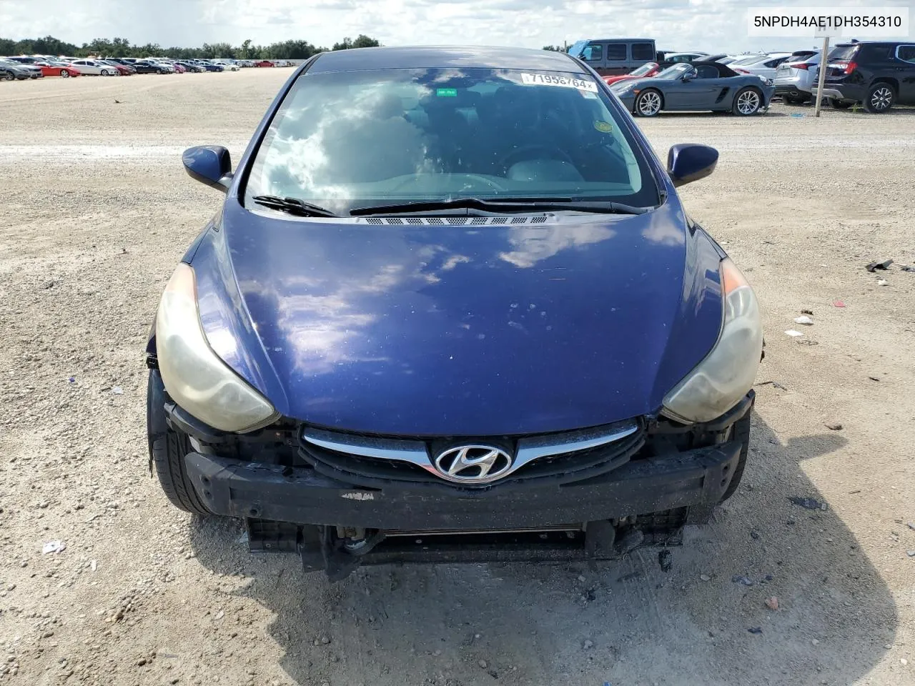 2013 Hyundai Elantra Gls VIN: 5NPDH4AE1DH354310 Lot: 71955764