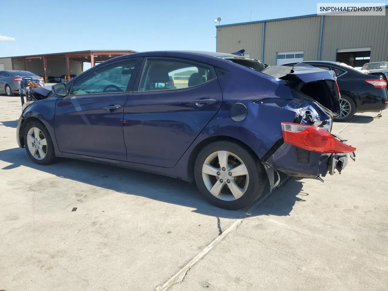 5NPDH4AE7DH307136 2013 Hyundai Elantra Gls