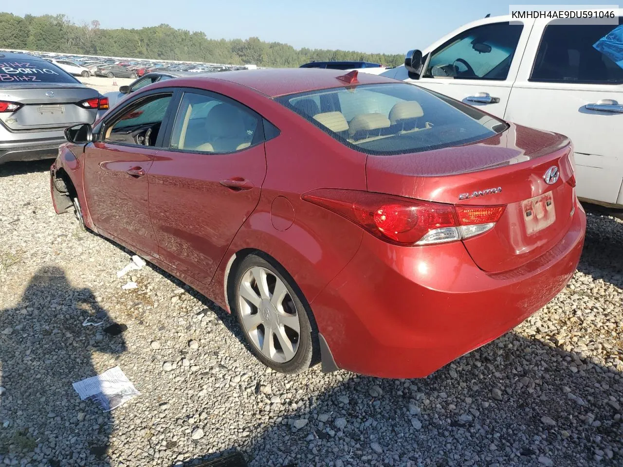 2013 Hyundai Elantra Gls VIN: KMHDH4AE9DU591046 Lot: 72007144