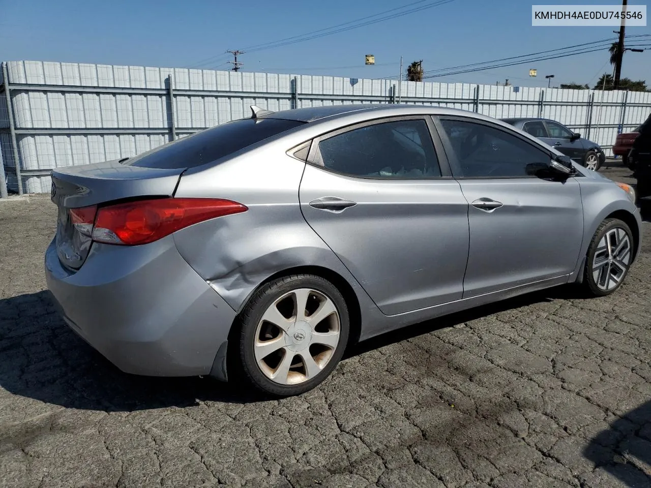 2013 Hyundai Elantra Gls VIN: KMHDH4AE0DU745546 Lot: 72016544