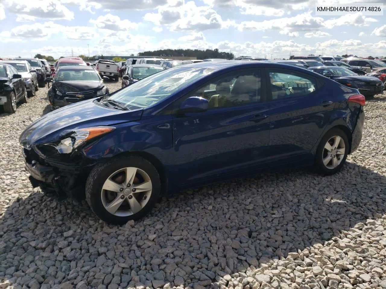 KMHDH4AE5DU714826 2013 Hyundai Elantra Gls