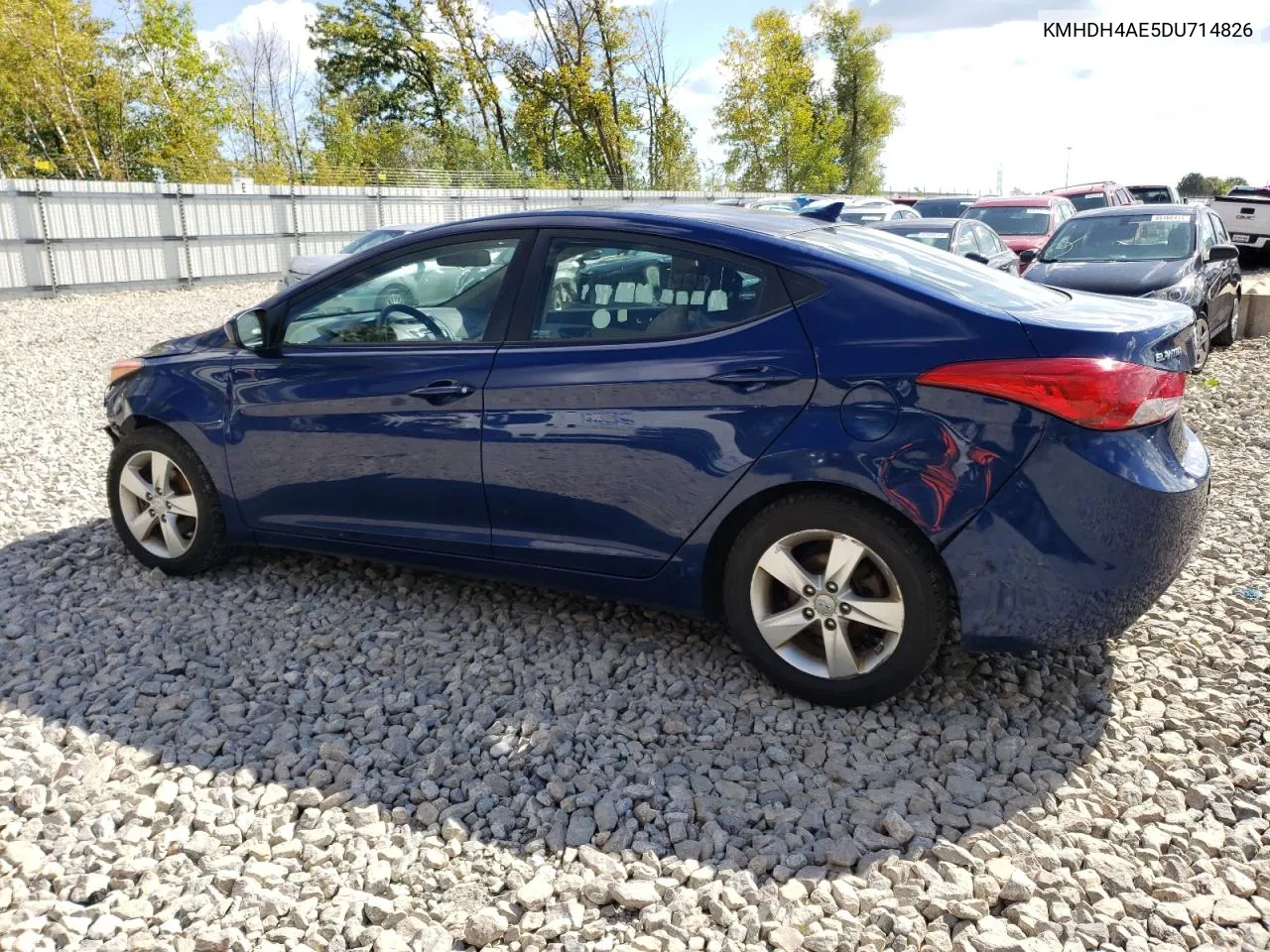 2013 Hyundai Elantra Gls VIN: KMHDH4AE5DU714826 Lot: 72017824