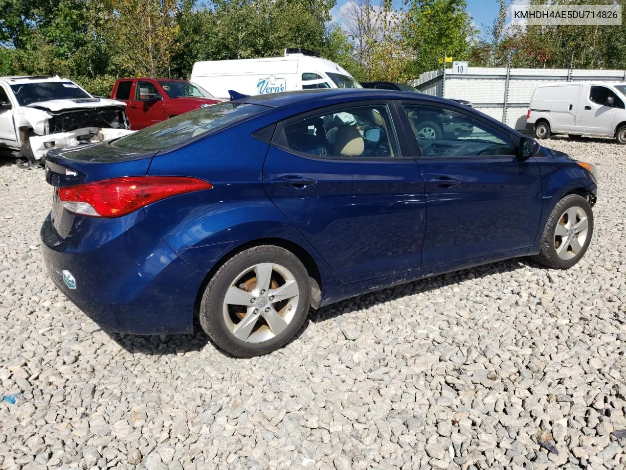 KMHDH4AE5DU714826 2013 Hyundai Elantra Gls