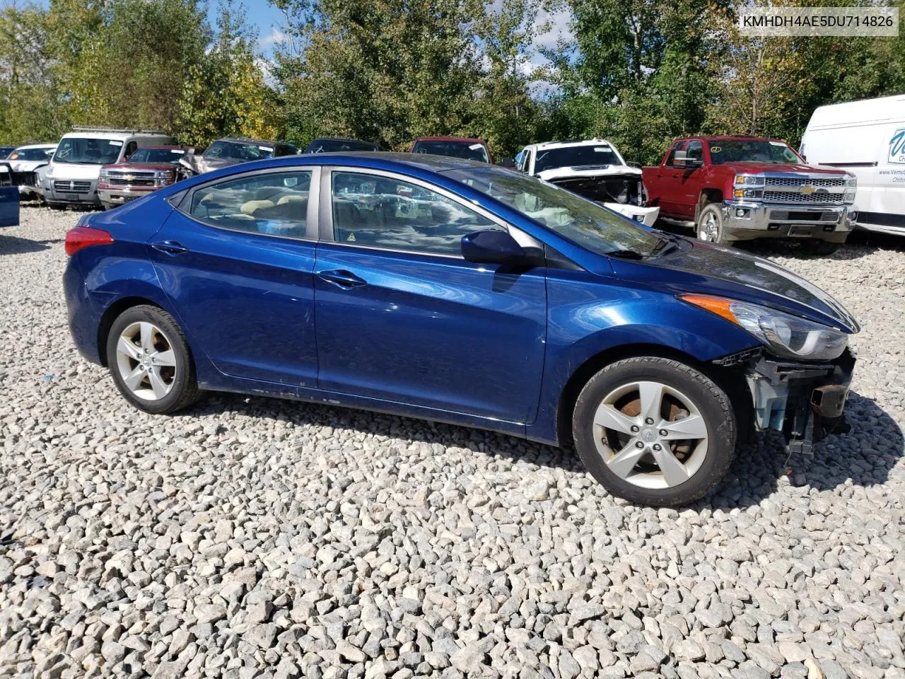 2013 Hyundai Elantra Gls VIN: KMHDH4AE5DU714826 Lot: 72017824