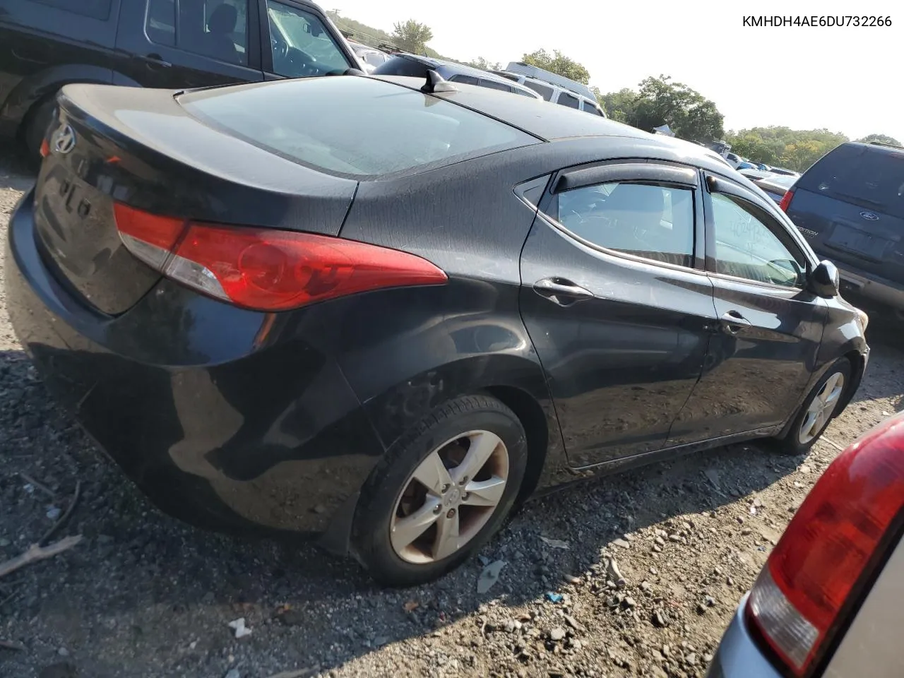 2013 Hyundai Elantra Gls VIN: KMHDH4AE6DU732266 Lot: 72066774