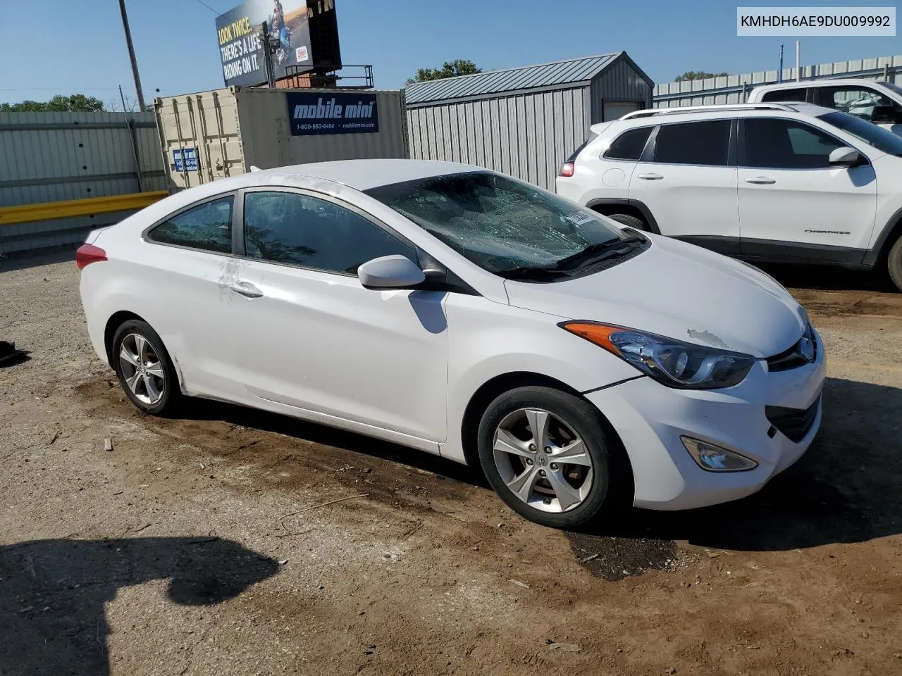 2013 Hyundai Elantra Coupe Gs VIN: KMHDH6AE9DU009992 Lot: 72083804