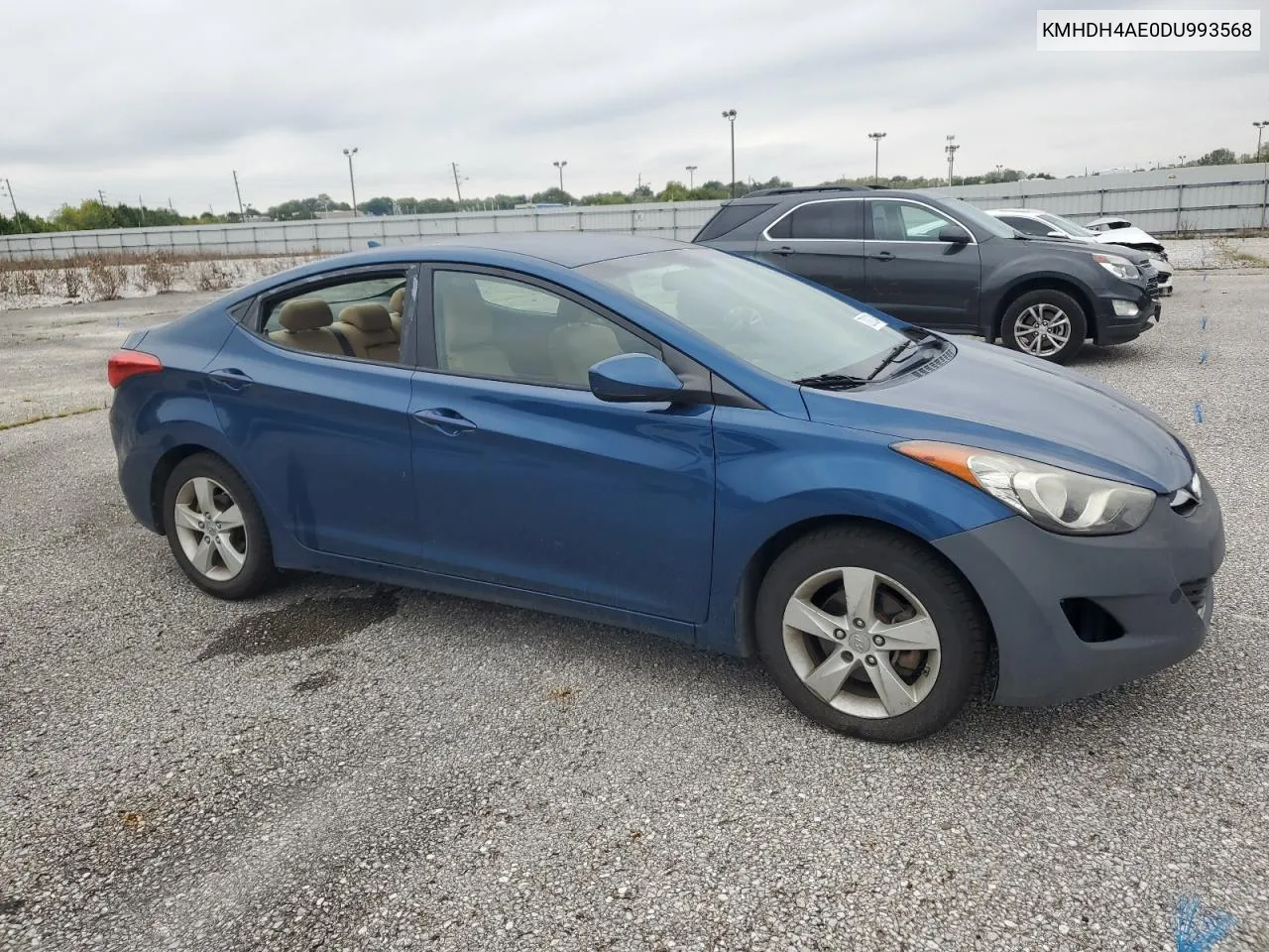 KMHDH4AE0DU993568 2013 Hyundai Elantra Gls