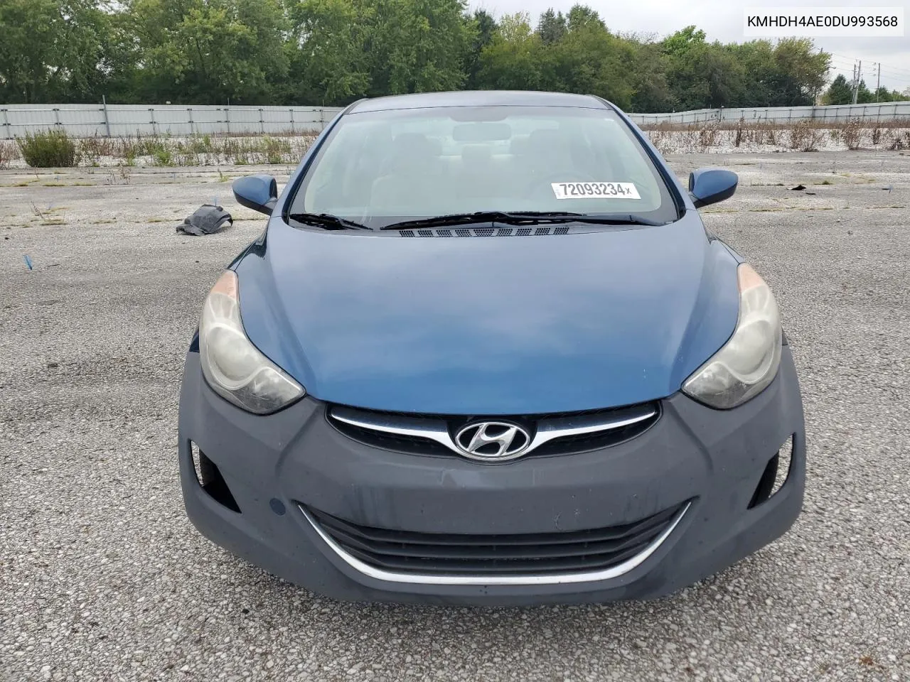 KMHDH4AE0DU993568 2013 Hyundai Elantra Gls