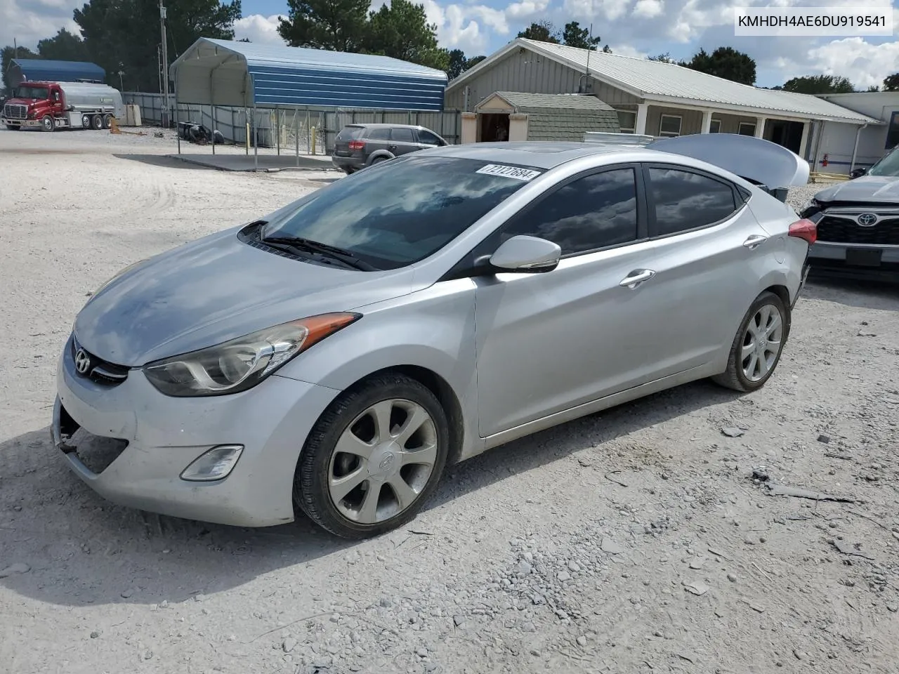 KMHDH4AE6DU919541 2013 Hyundai Elantra Gls