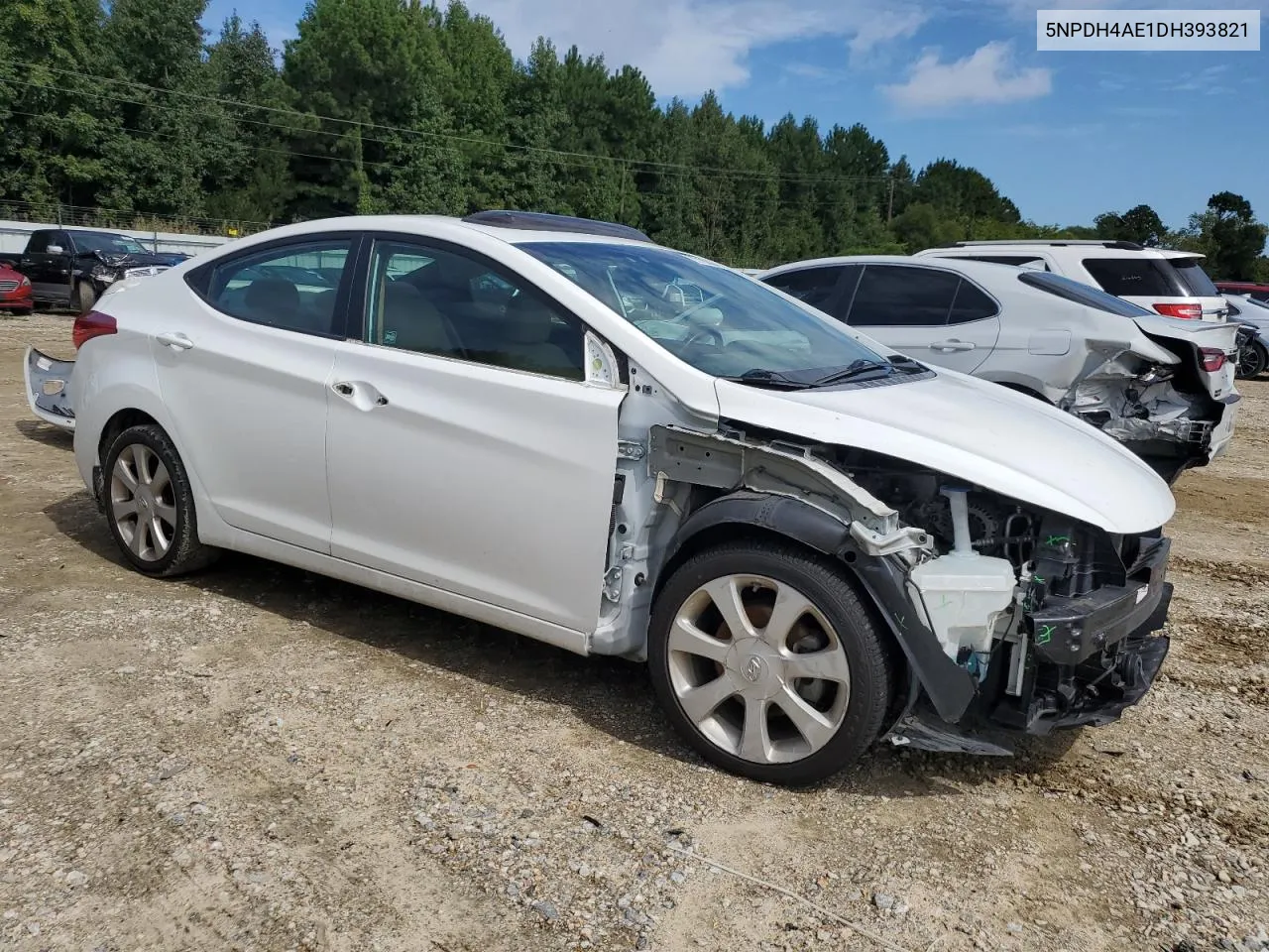 2013 Hyundai Elantra Gls VIN: 5NPDH4AE1DH393821 Lot: 72130864