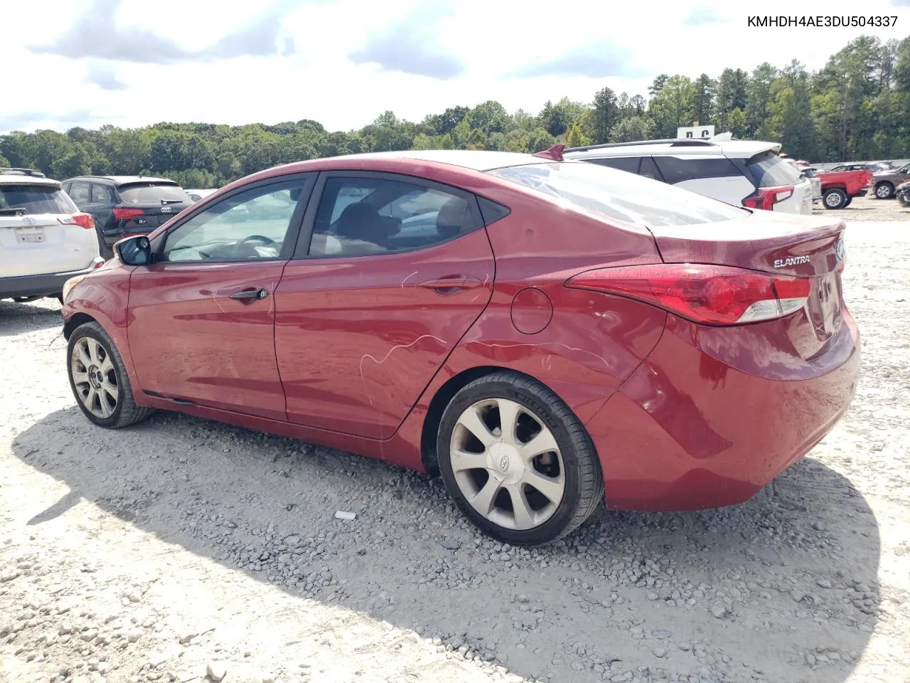 KMHDH4AE3DU504337 2013 Hyundai Elantra Gls