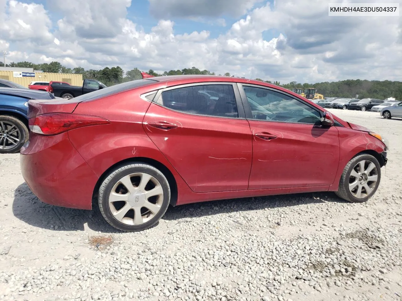 KMHDH4AE3DU504337 2013 Hyundai Elantra Gls