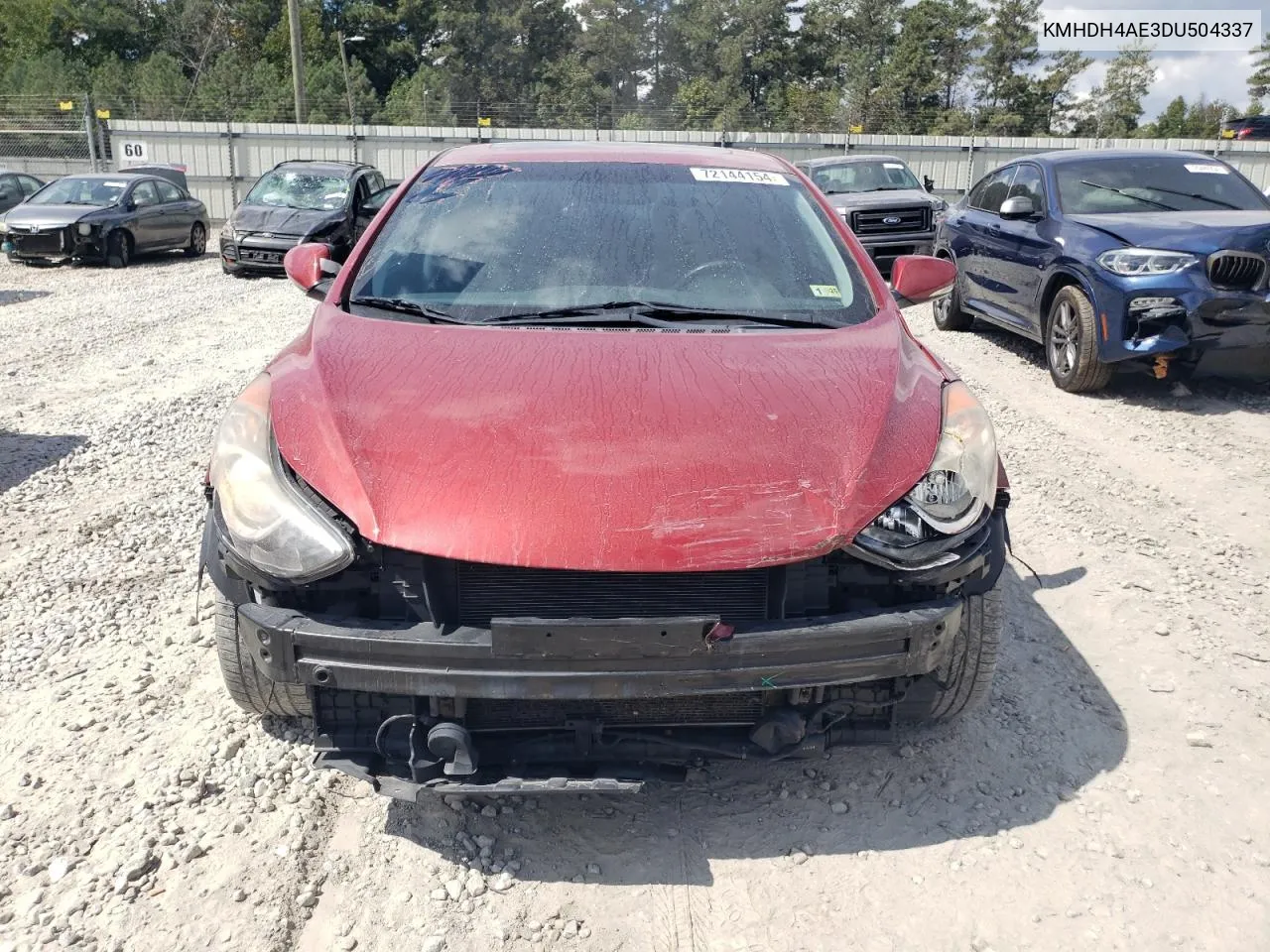 2013 Hyundai Elantra Gls VIN: KMHDH4AE3DU504337 Lot: 72144154