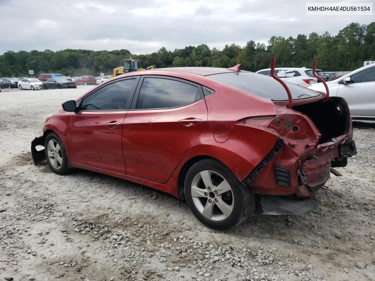 2013 Hyundai Elantra Gls VIN: KMHDH4AE4DU561534 Lot: 72160304